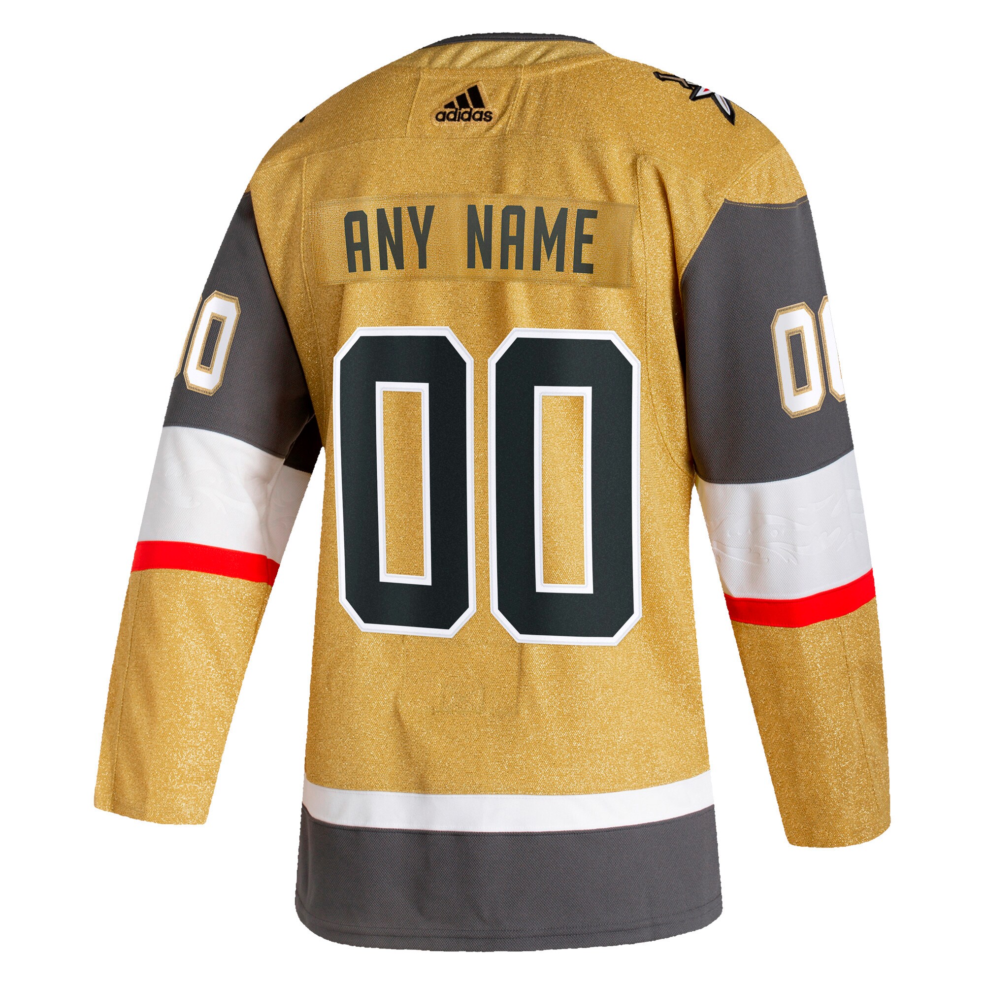 Alternative view of Adidas Knights Gold Jersey - Adidas Vegas Golden Knights Gold Jersey