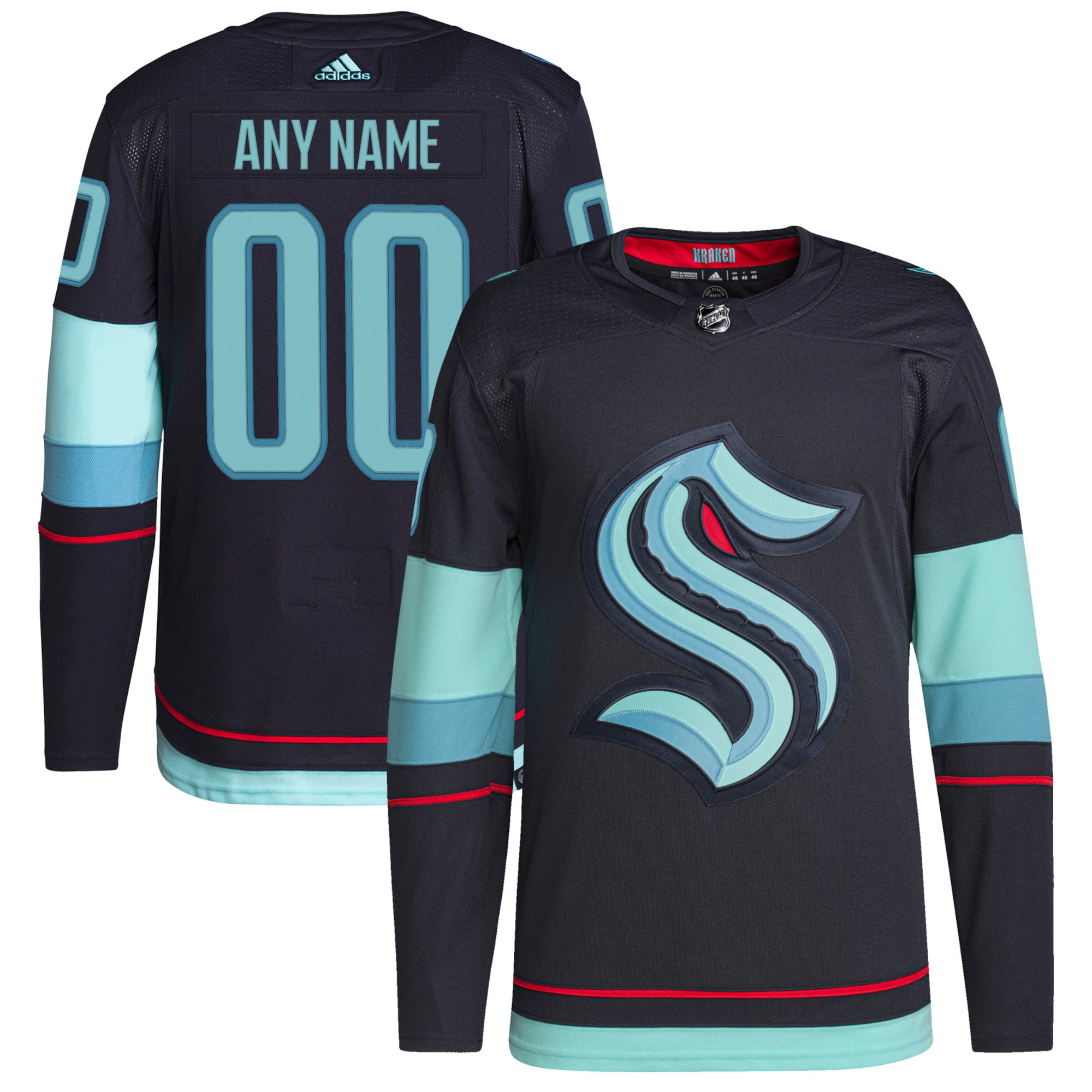Adidas Kraken Navy Jersey - Authentic NHL Gear