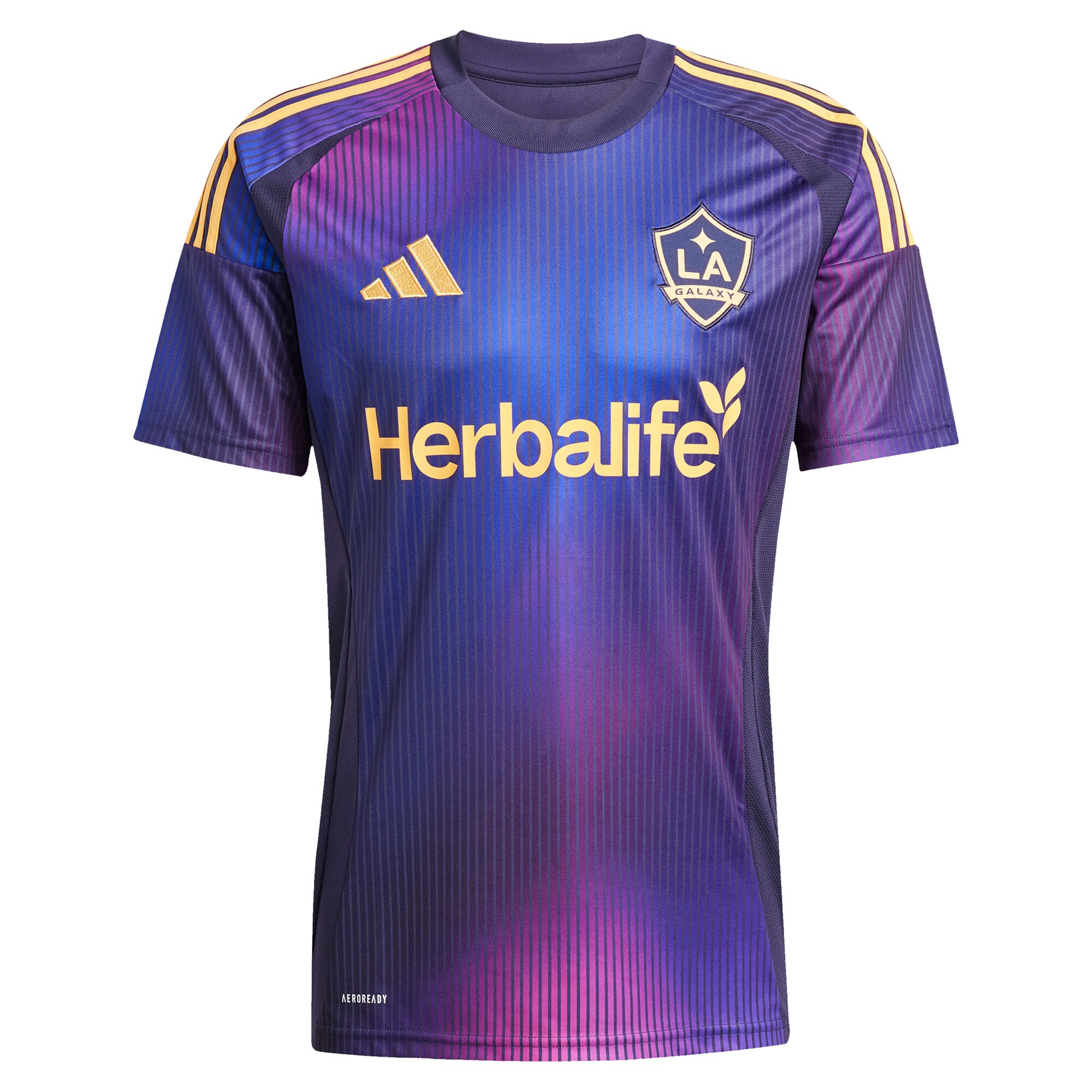 Alternative view of Adidas LA Galaxy 2023 Away Jersey - Purple