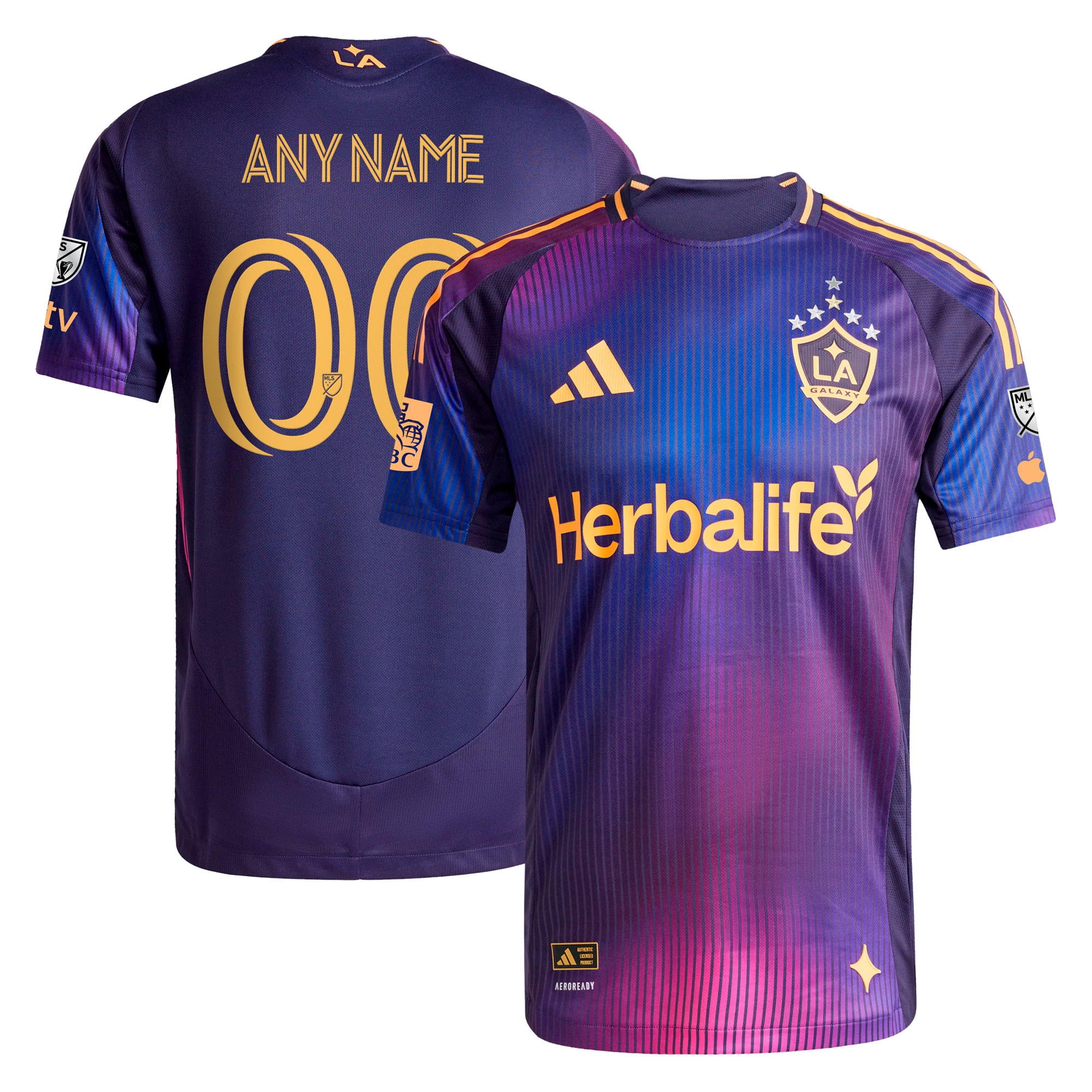 Adidas LA Galaxy Purple Jersey - Adidas LA Galaxy 2023 Purple Jersey