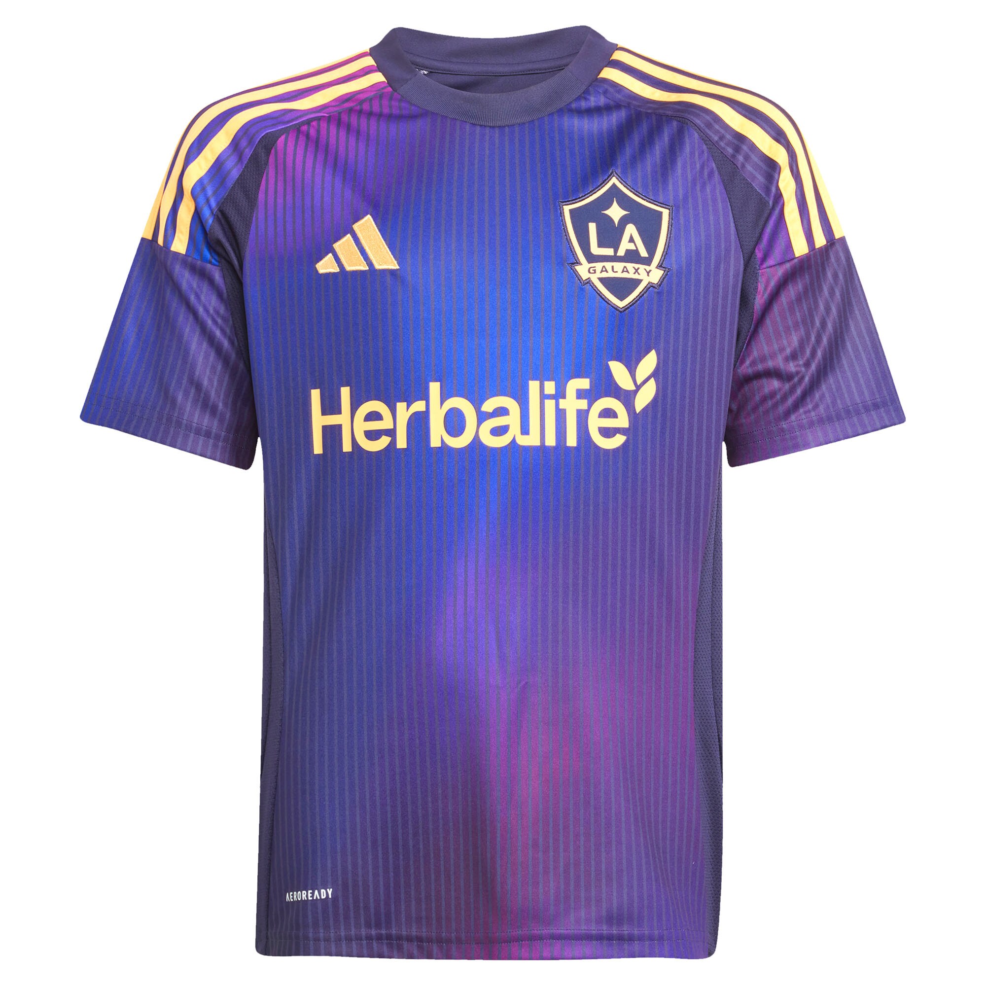 Alternative view of Adidas LA Galaxy Purple Jersey - Adidas LA Galaxy 2024 Purple Jersey