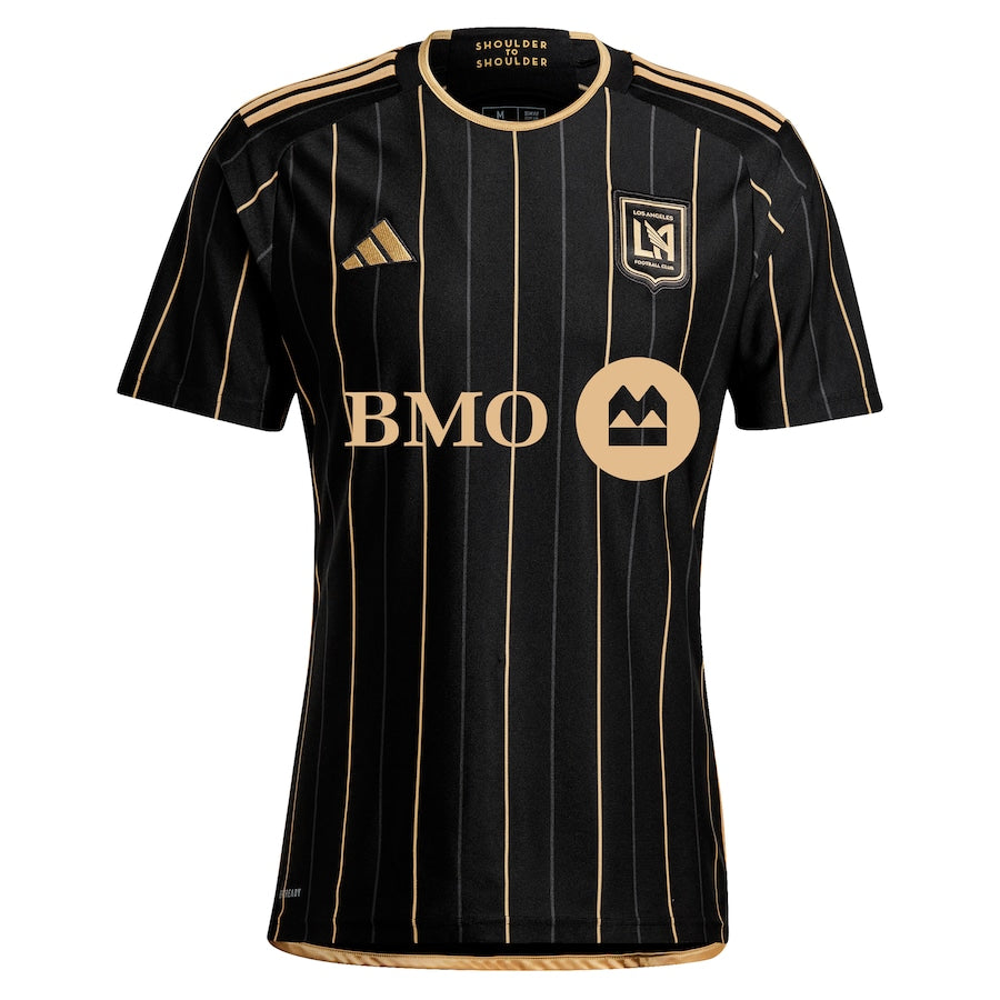 Alternative view of Adidas LAFC 2024 Black Gold Jersey - Premium 2024 Fan Edition