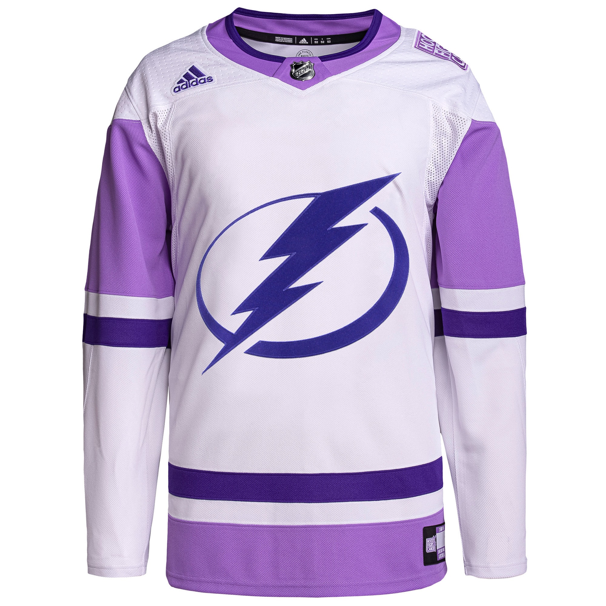Alternative view of Adidas Lightning Lavender Jersey - Adidas Lightning White & Lavender
