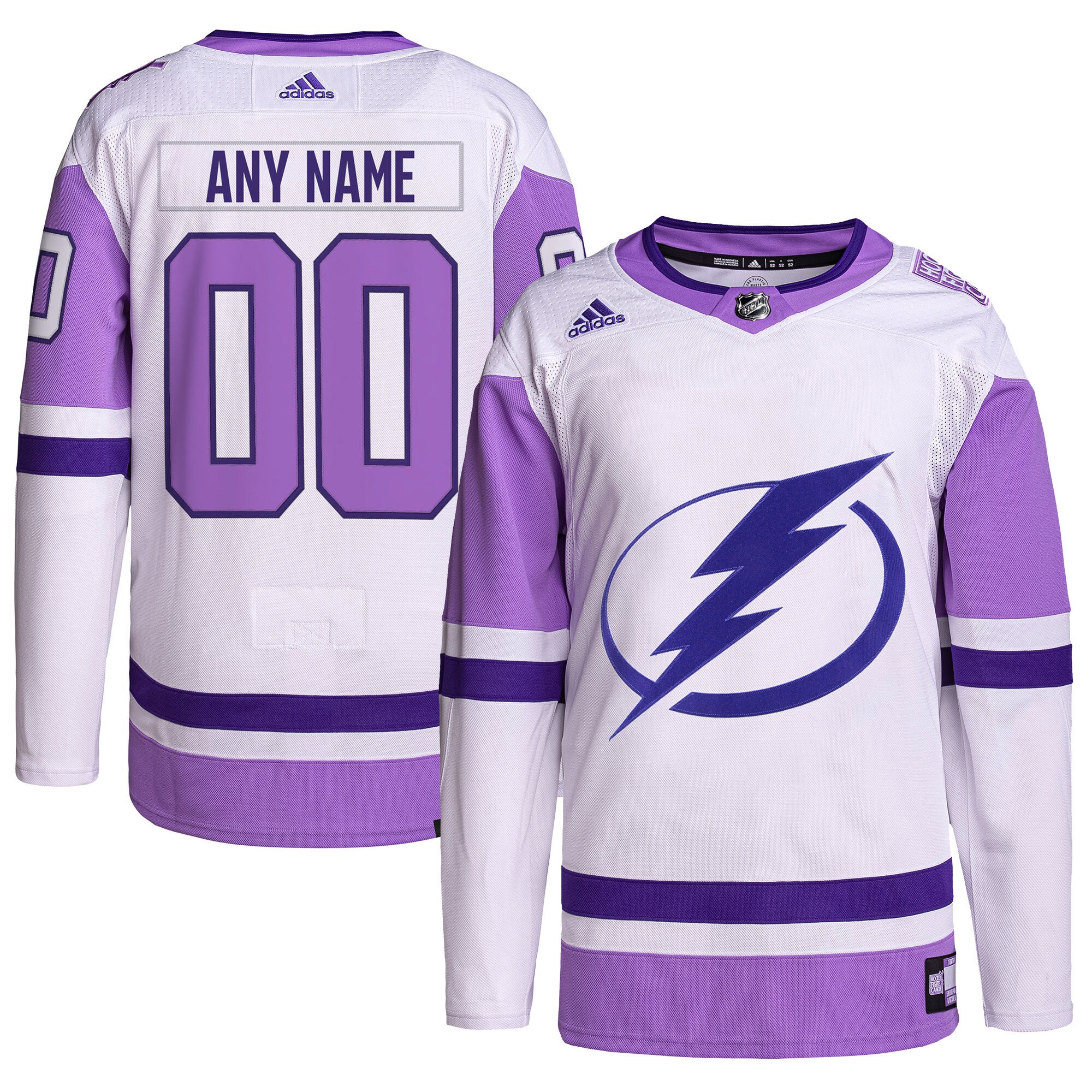 Adidas Lightning Lavender Jersey - Adidas Lightning White & Lavender