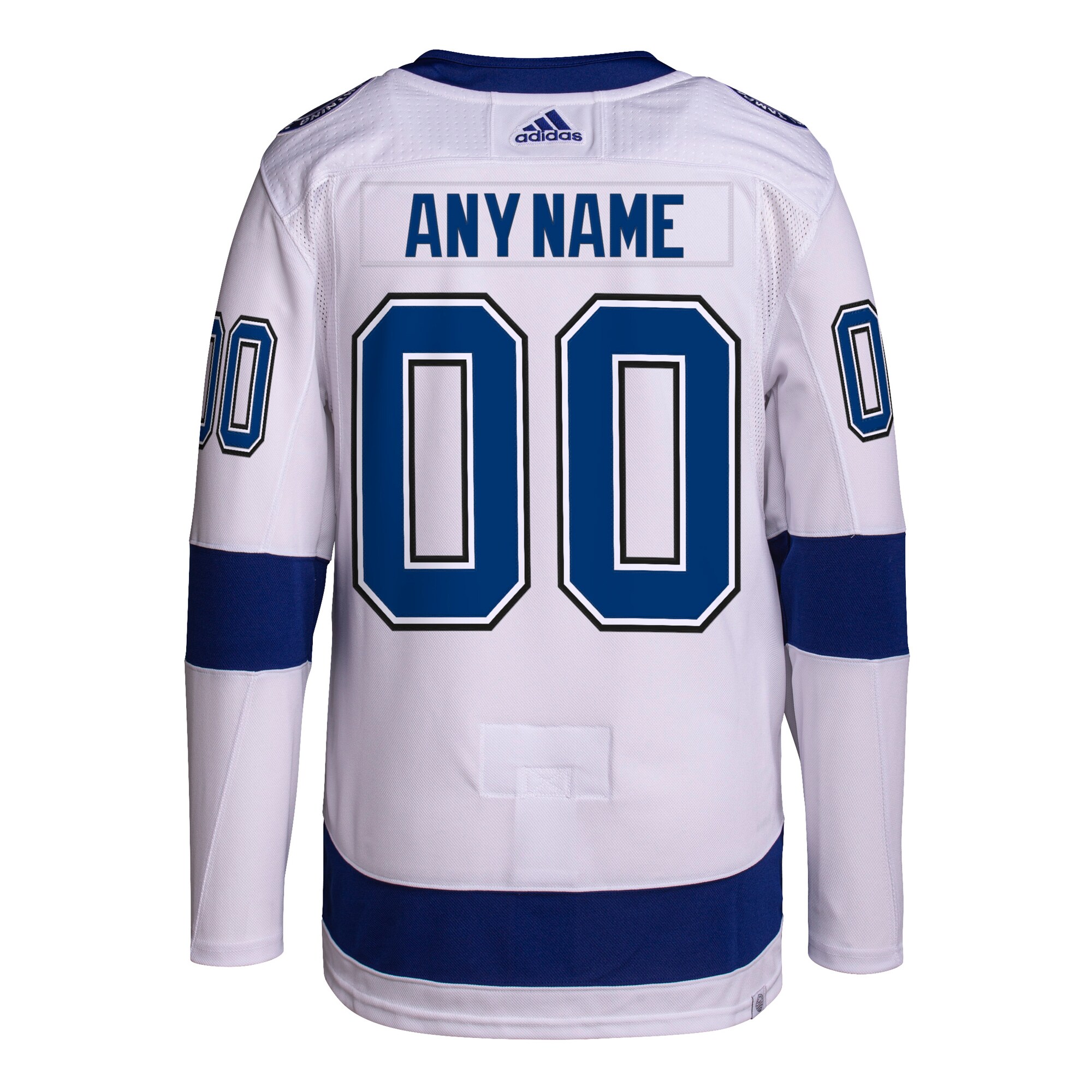 Alternative view of Adidas Lightning White Jersey - Custom NHL Design