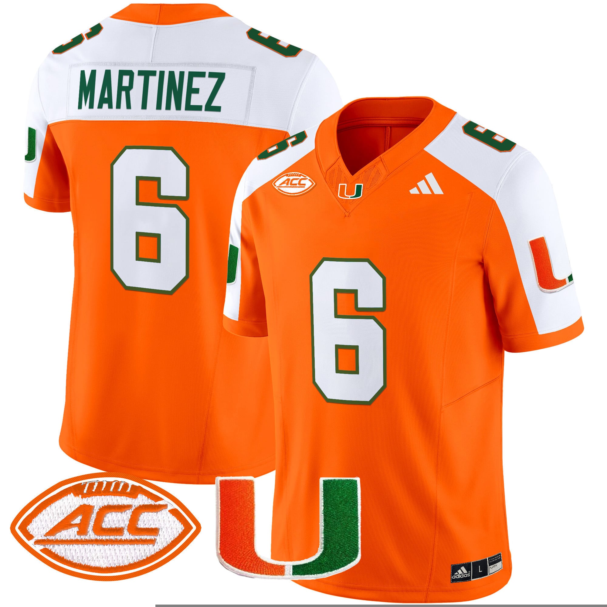 Adidas Martinez Hurricanes Jersey - Adidas Martinez #6 Miami