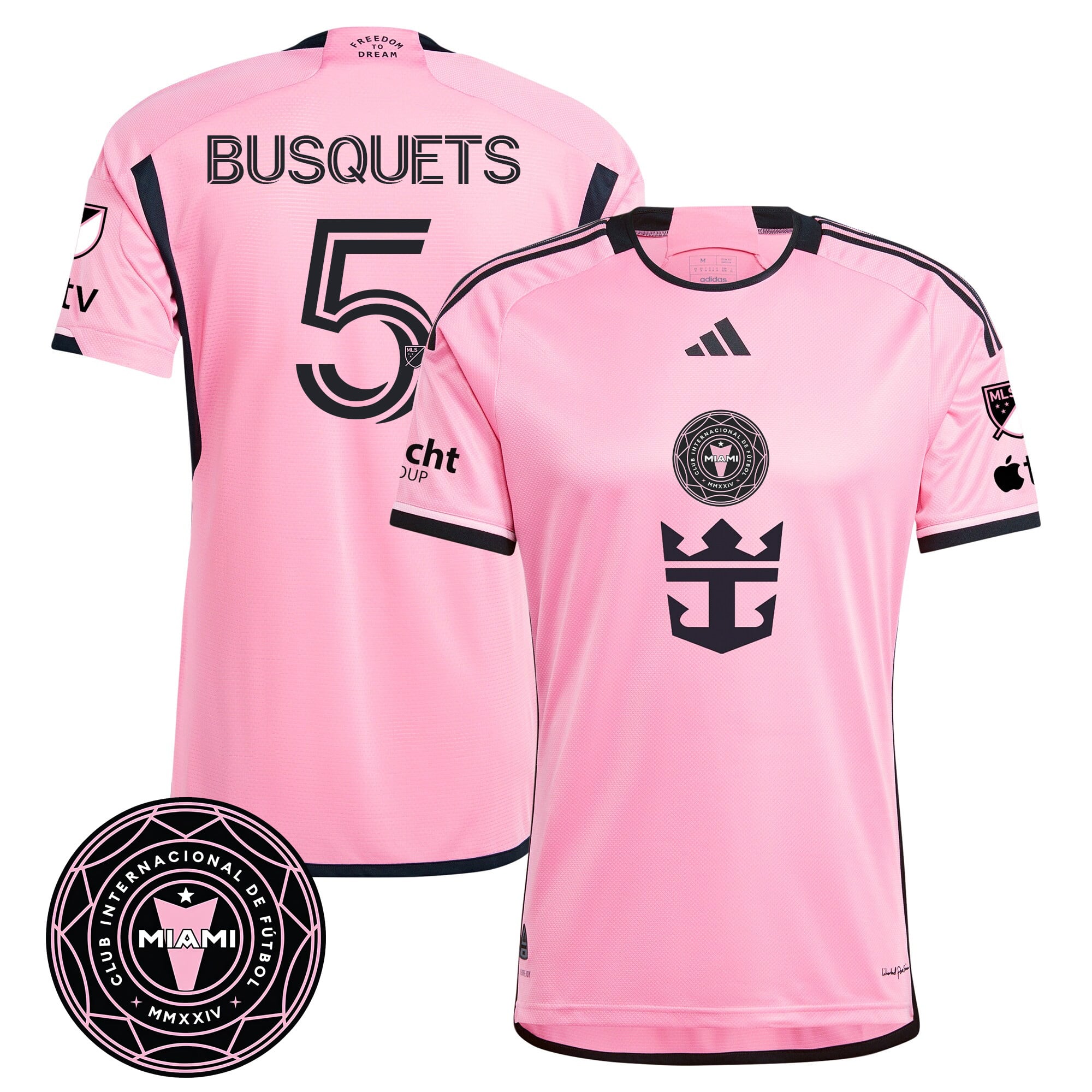 Alternative view of Adidas Miami 2024 Away Jersey - Messi Edition