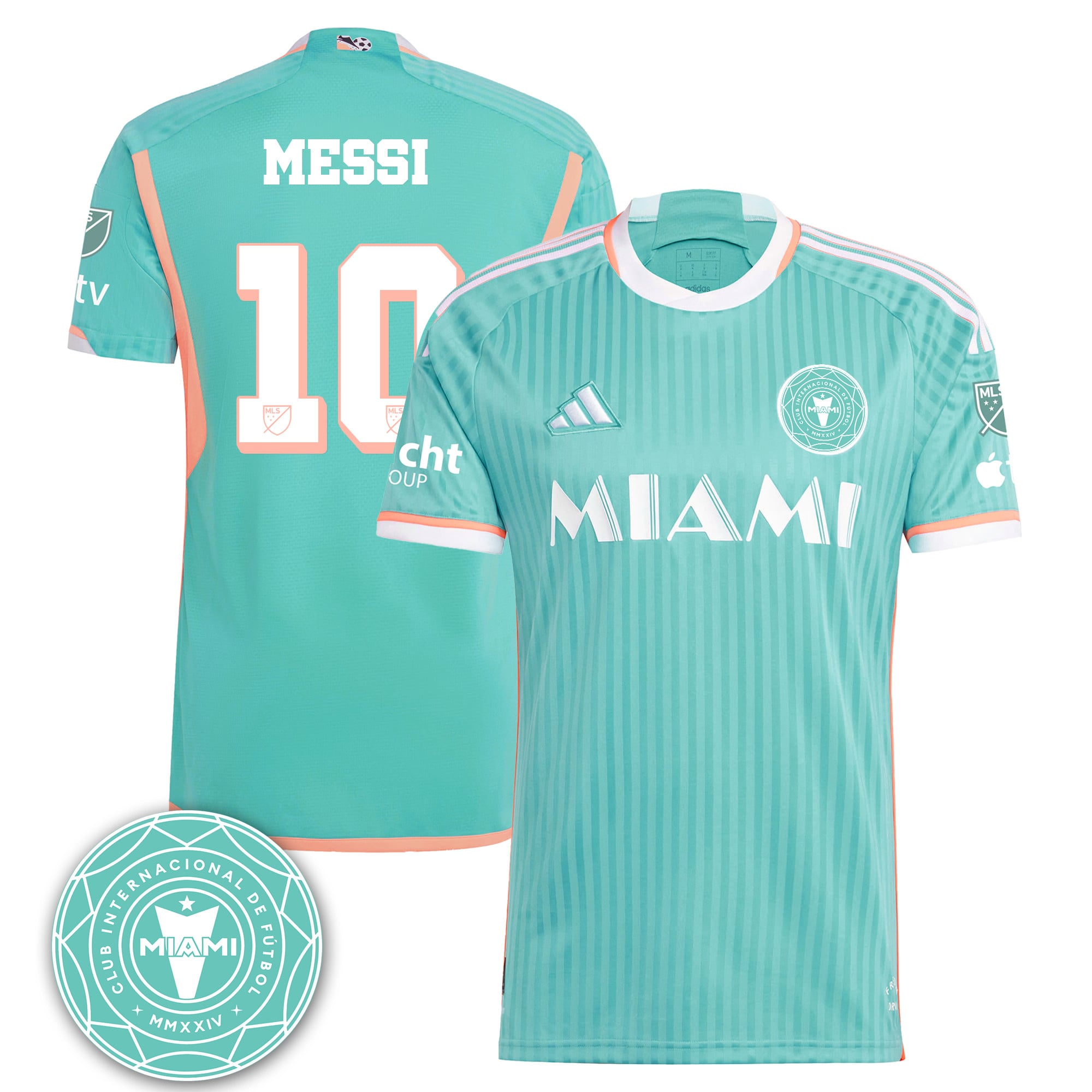 Adidas Miami 2024 Away Jersey - Messi Edition
