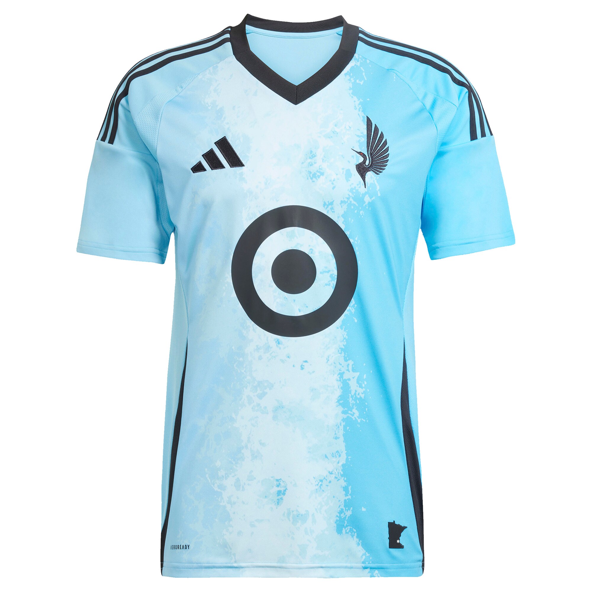 Alternative view of Adidas Minnesota United FC Light Blue Jersey - Custom Name/Number