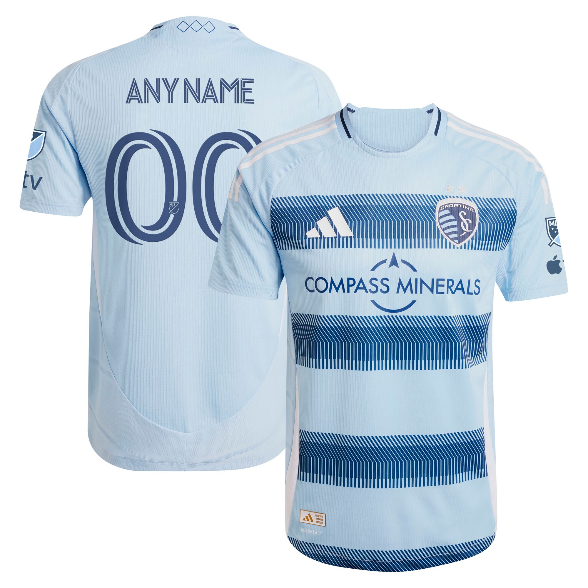 Adidas Sporting KC 2024 Away Jersey - Light Blue