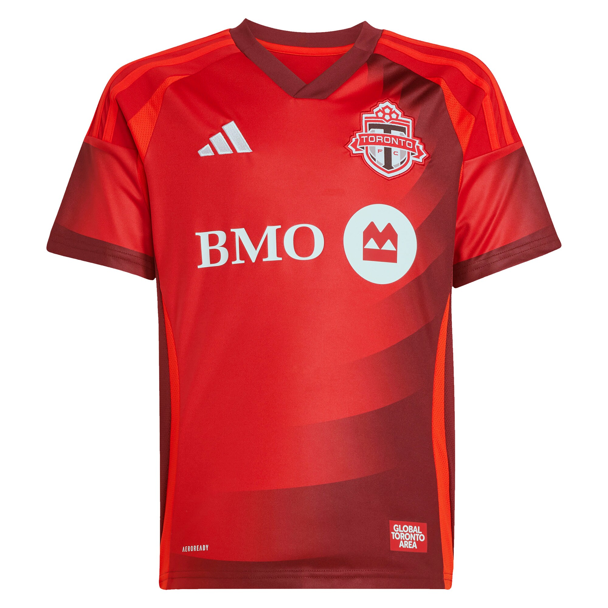 Alternative view of Adidas Toronto FC Home Jersey - 2024 Authentic Red Kit