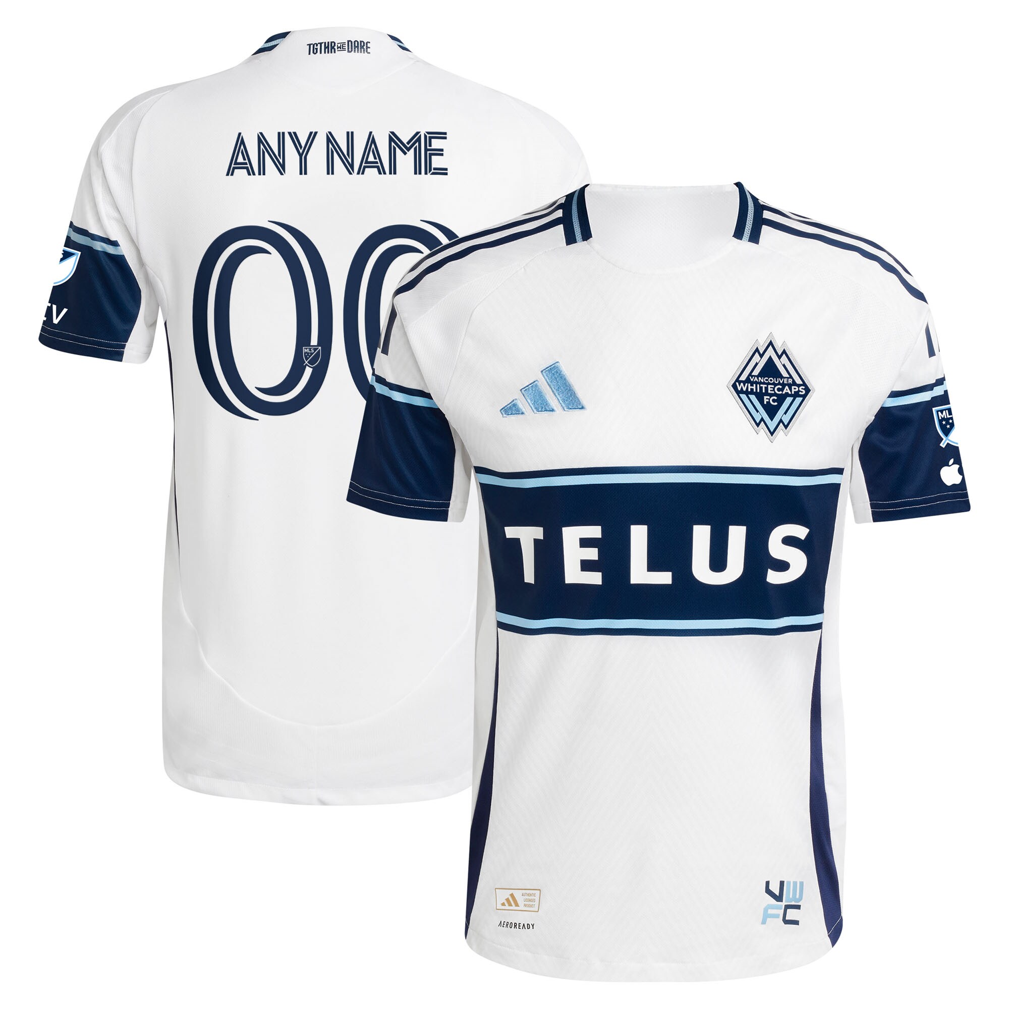 Adidas Whitecaps Home Jersey - 2024 Authentic Soccer Kit