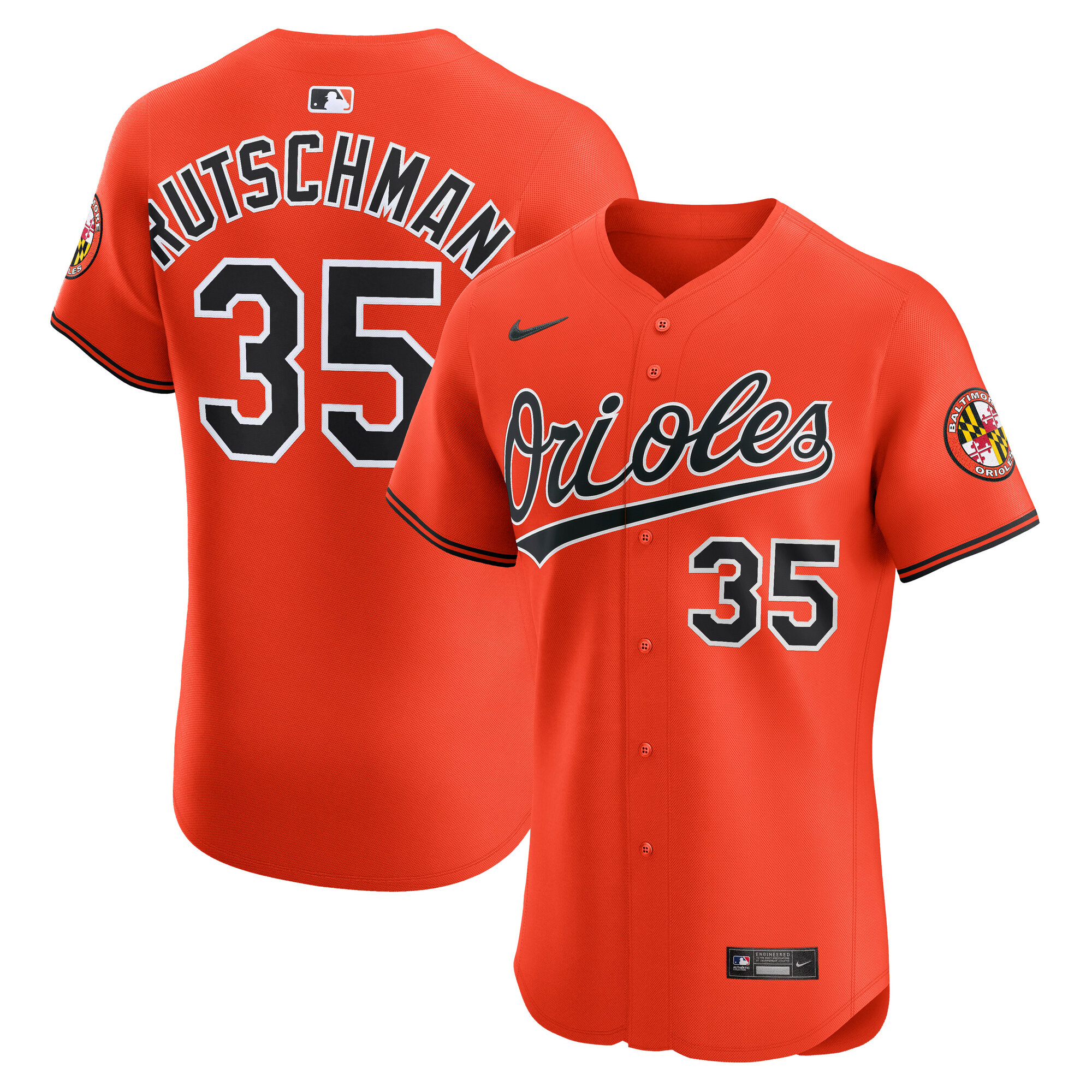 Adley Rutschman Baltimore Orioles Alternate 2 Elite Jersey