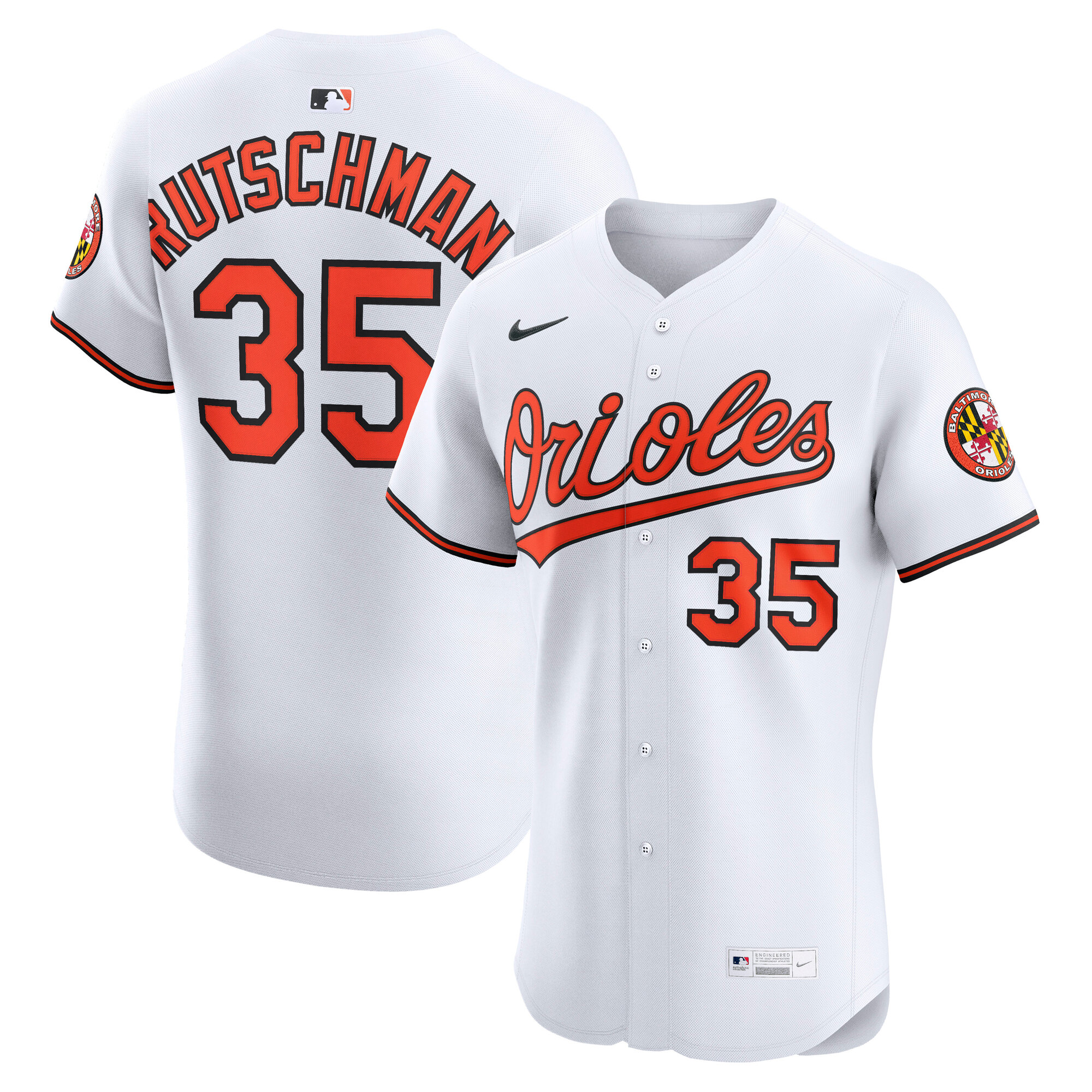 Adley Rutschman Baltimore Orioles Home Elite Jersey