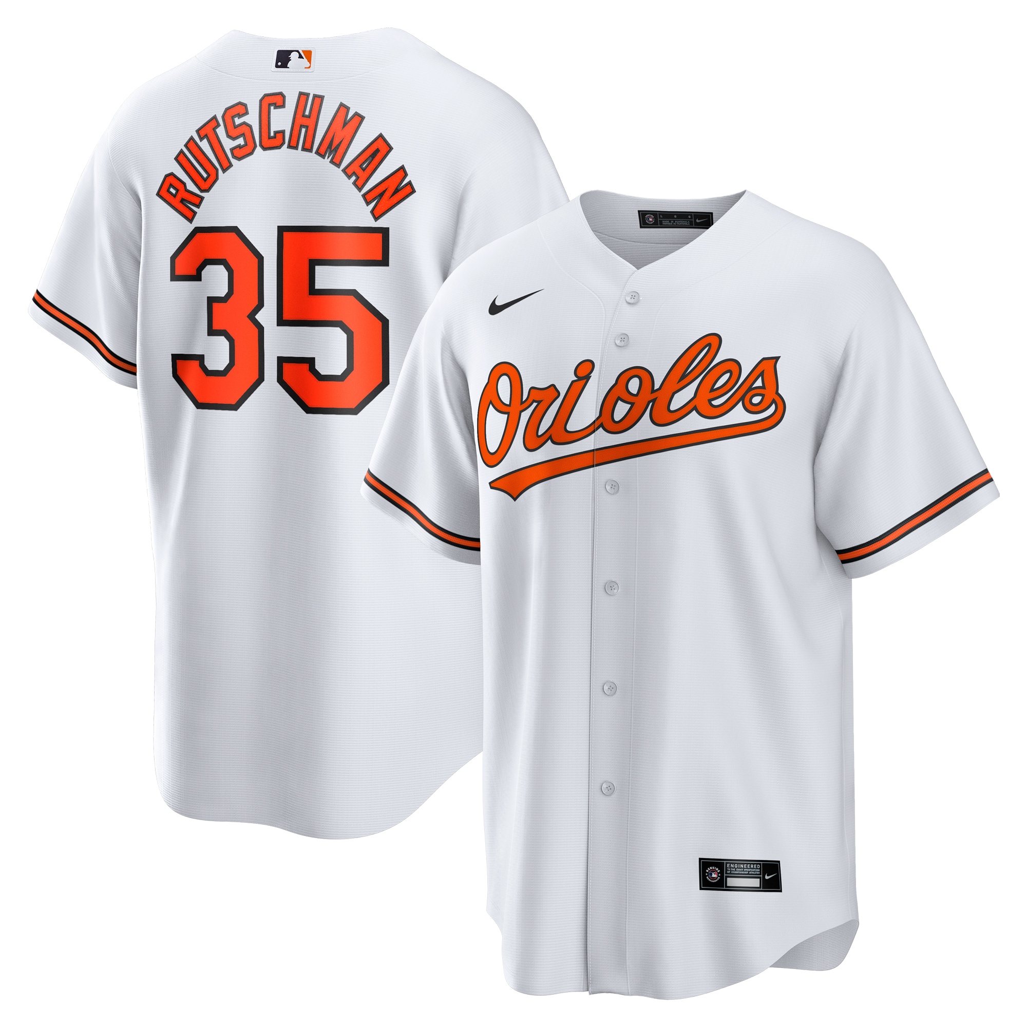 Adley Rutschman Baltimore Orioles Player Jersey - White