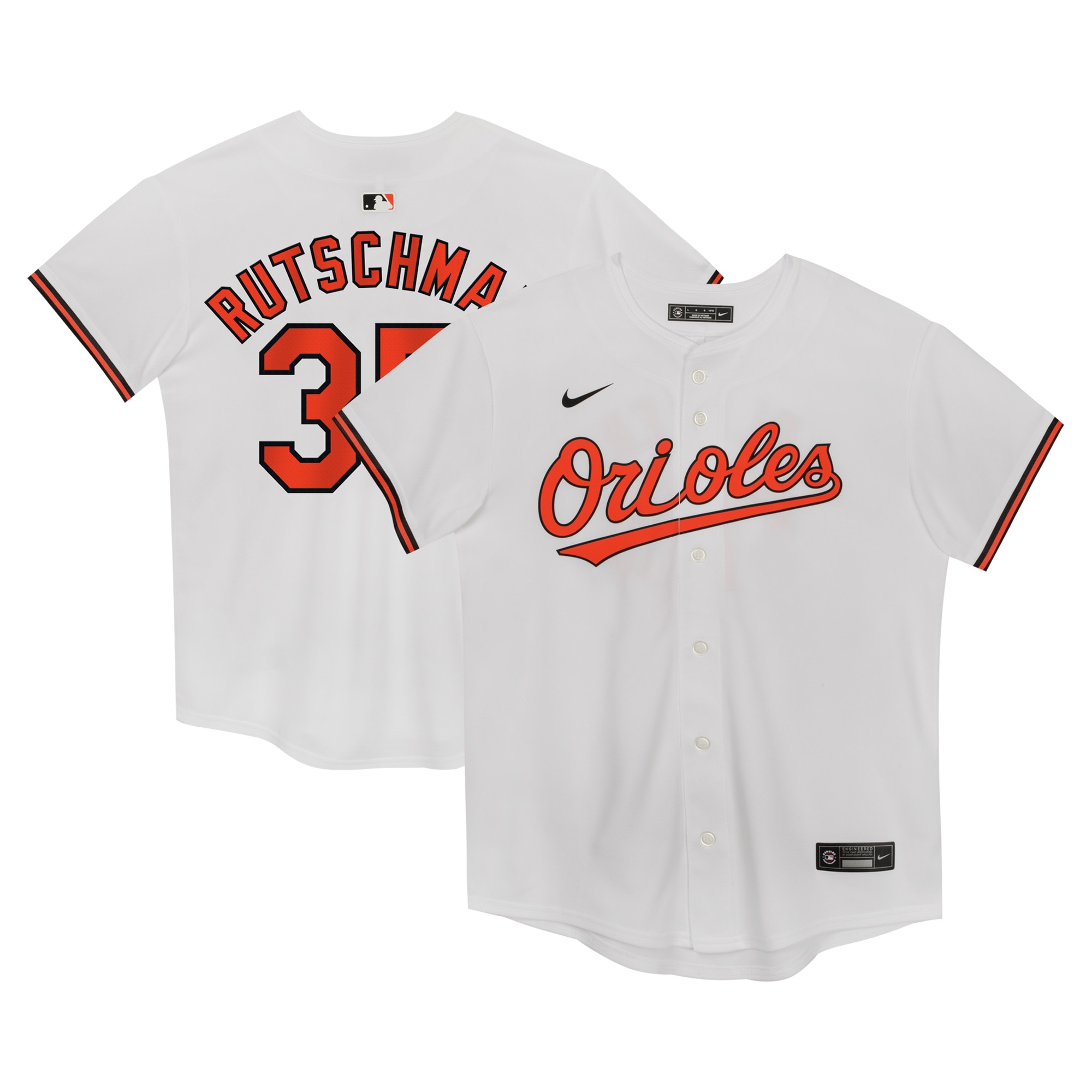 Adley Rutschman Baltimore Orioles Preschool Home Game Jersey - White