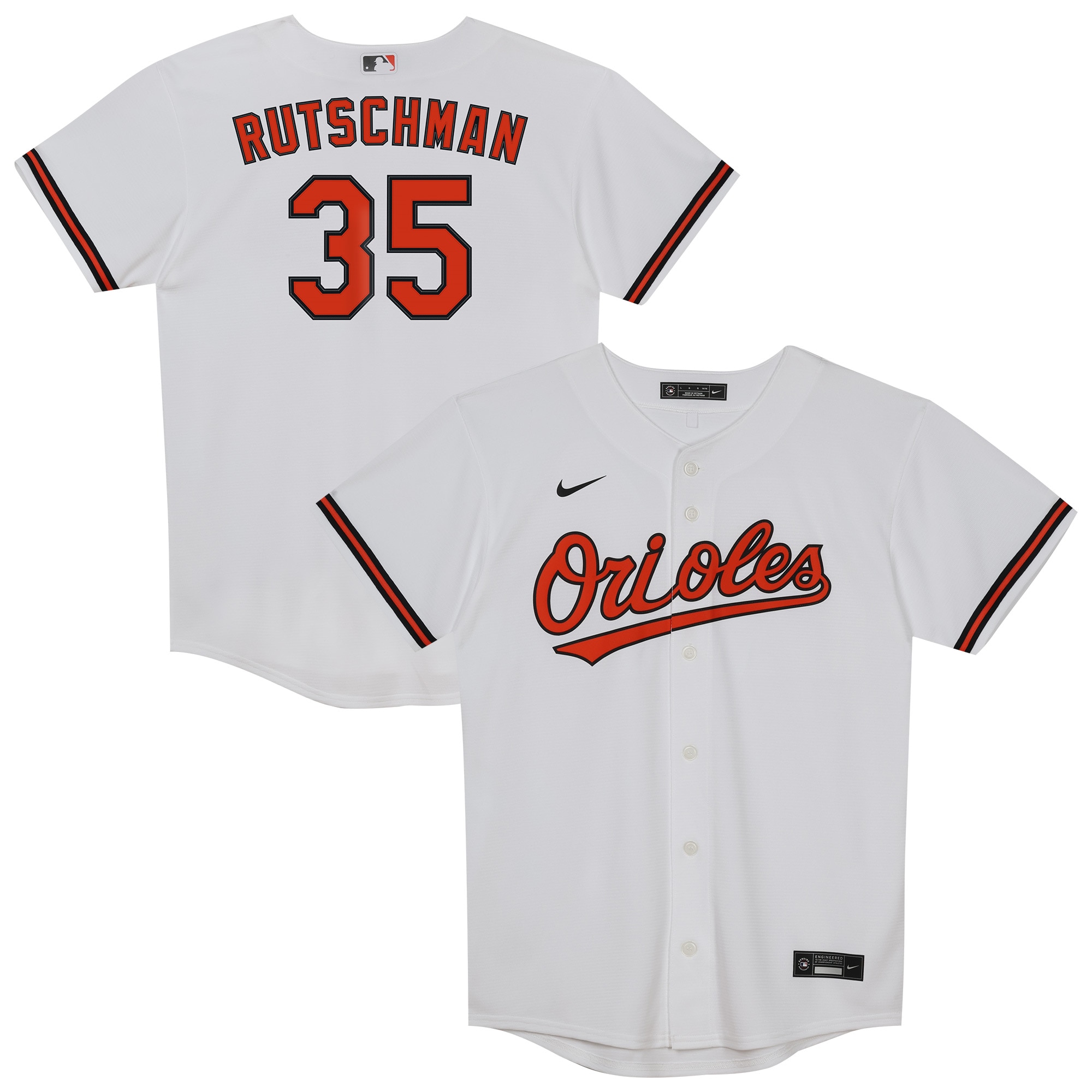 Adley Rutschman Baltimore Orioles Preschool Home Player Jersey - White