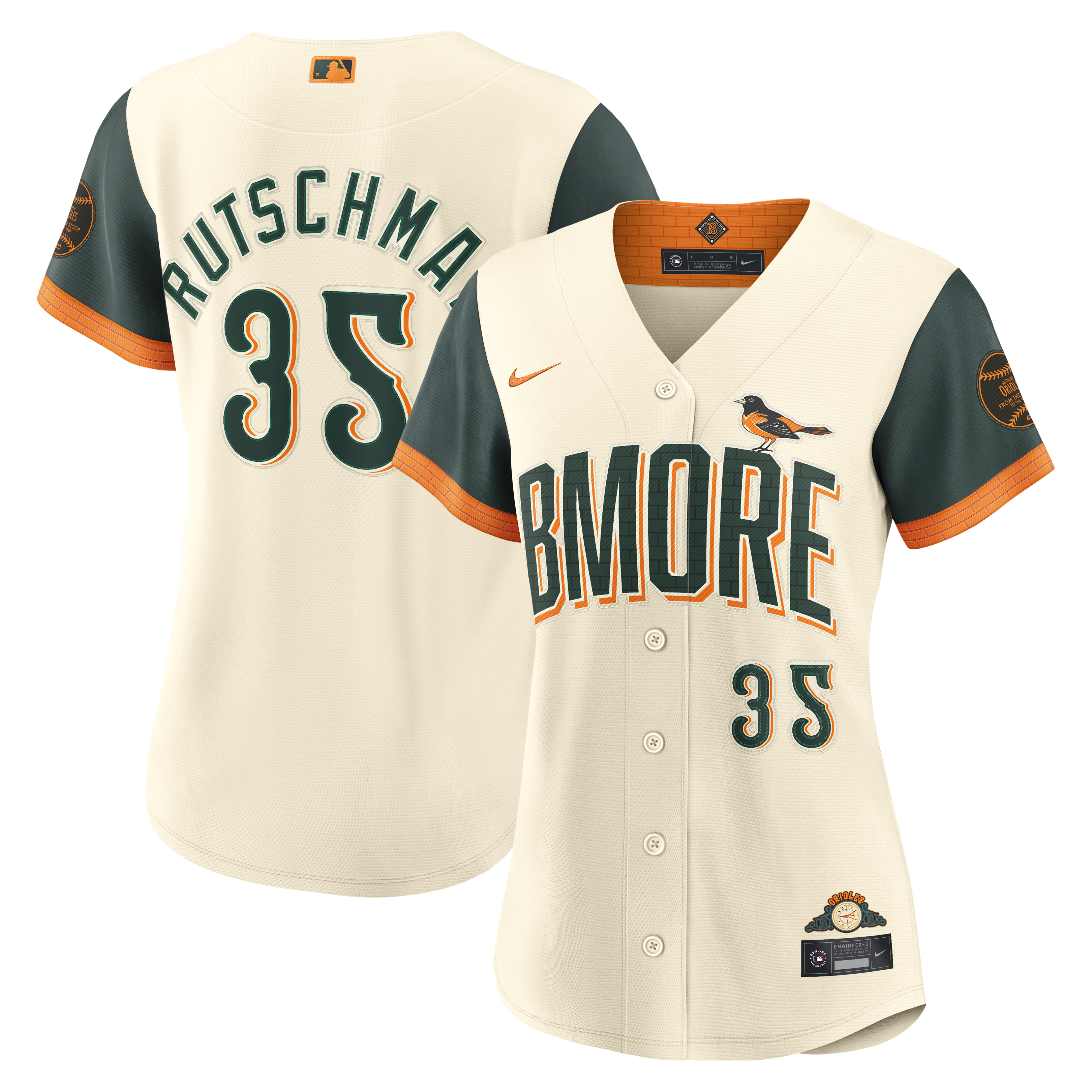 Adley Rutschman Baltimore Orioles Women's 2026 City Connect Stadium Jersey - Natural