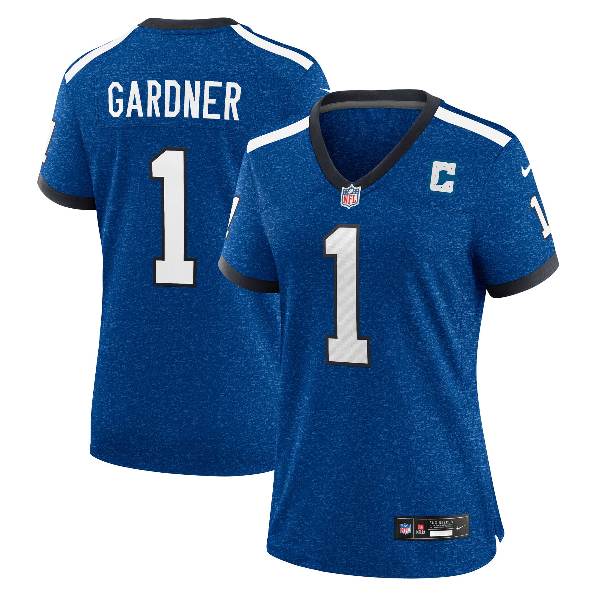 Ahmad Sauce Gardner Indianapolis Colts Women's Alternate 2 Indiana Nights Game Jersey - Heather Royal