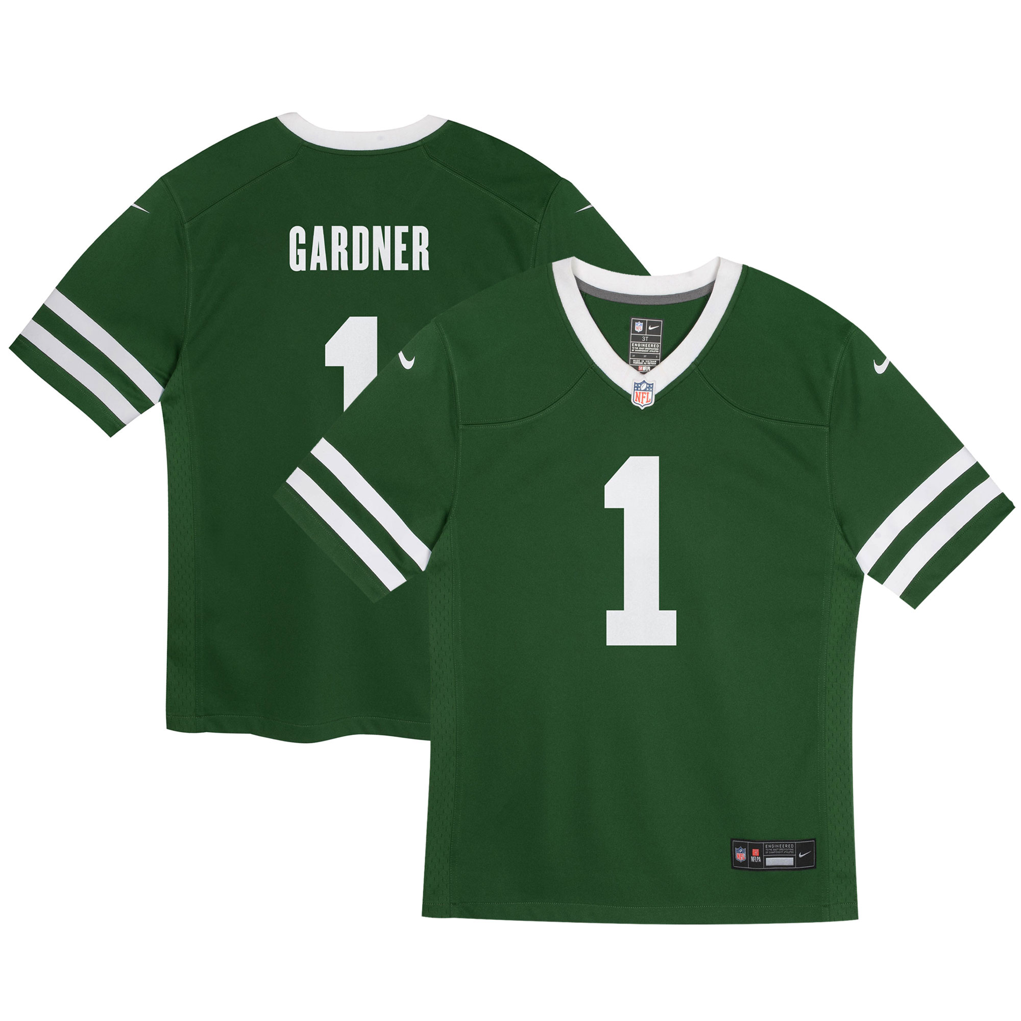 Ahmad Sauce Gardner New York Jets Infant Team Player Game Jersey - Green