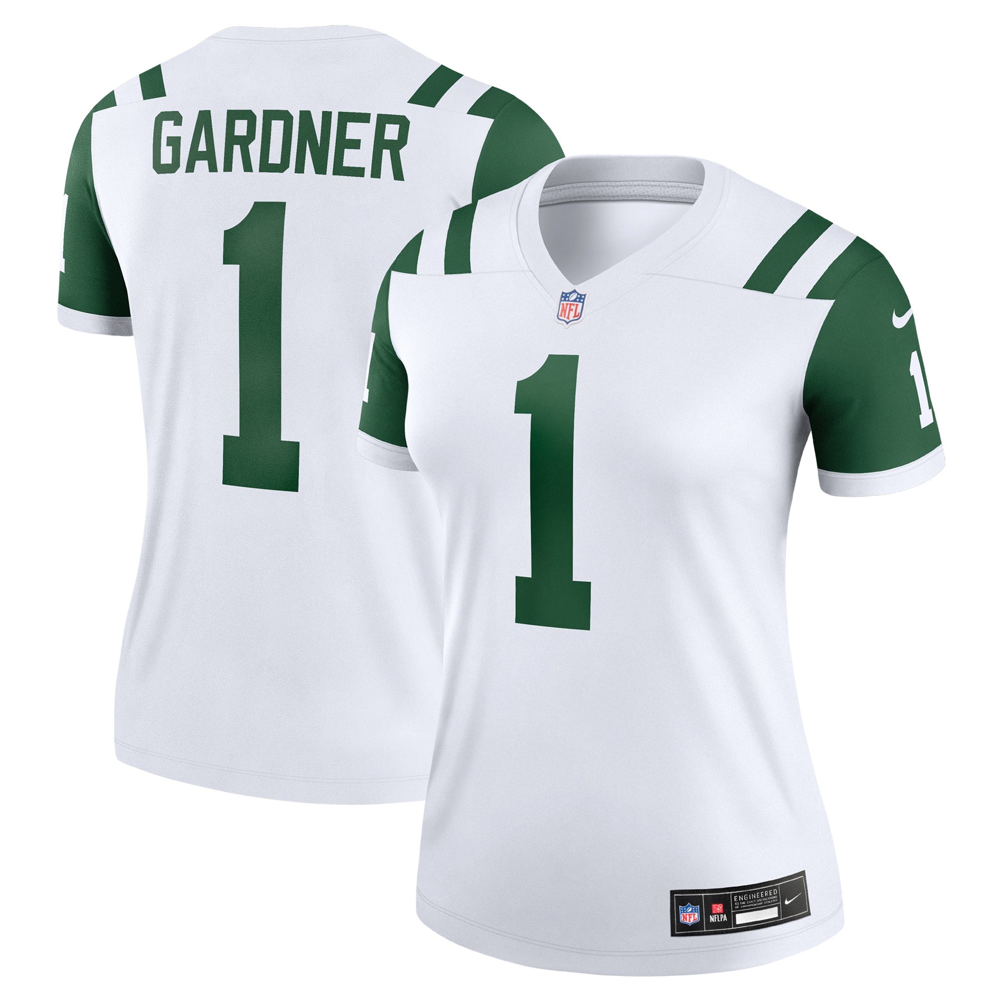 Ahmad Sauce Gardner New York Jets Women's Alternate Legend Player Performance Top - Classic Alternate White
