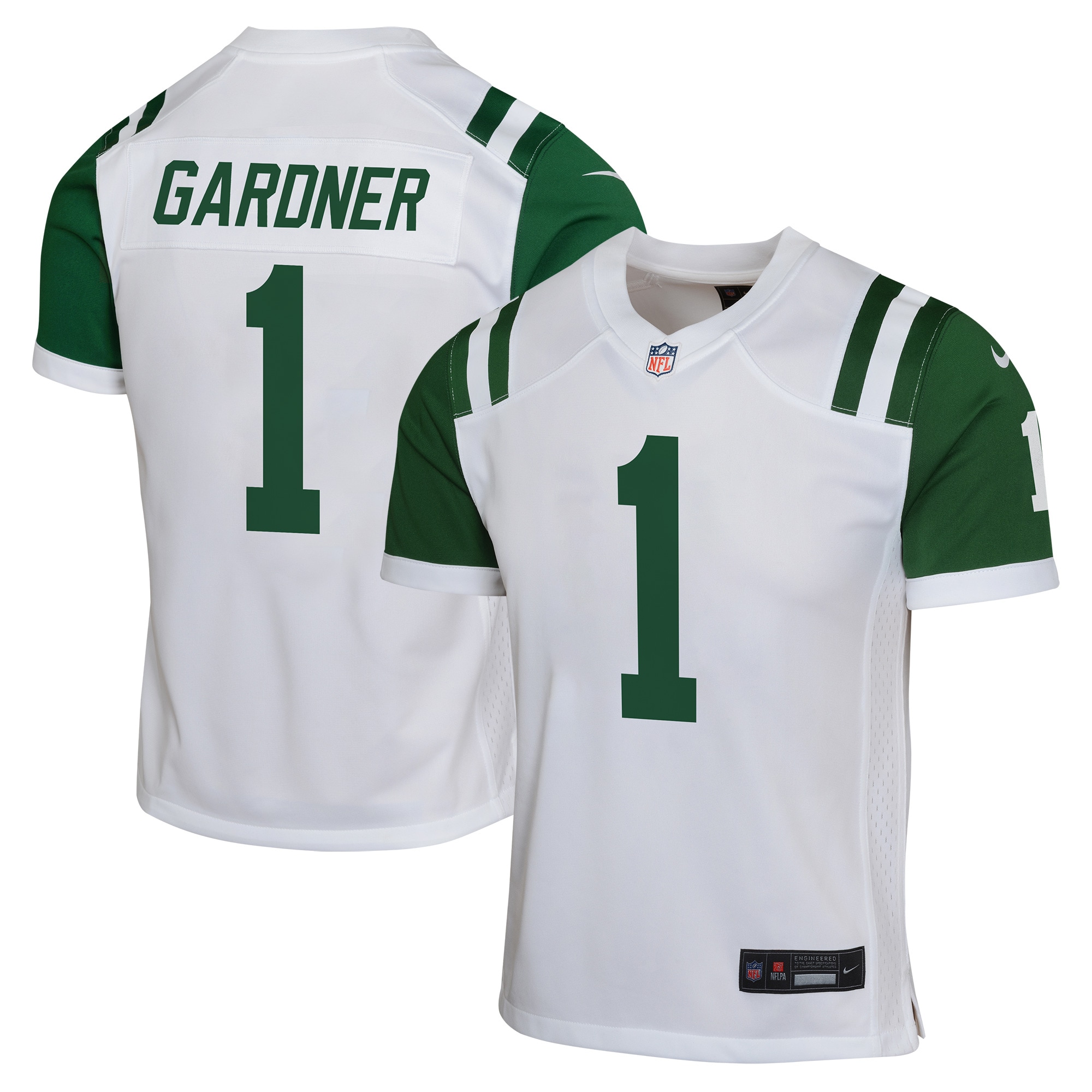 Ahmad Sauce Gardner New York Jets Youth Game Jersey - White
