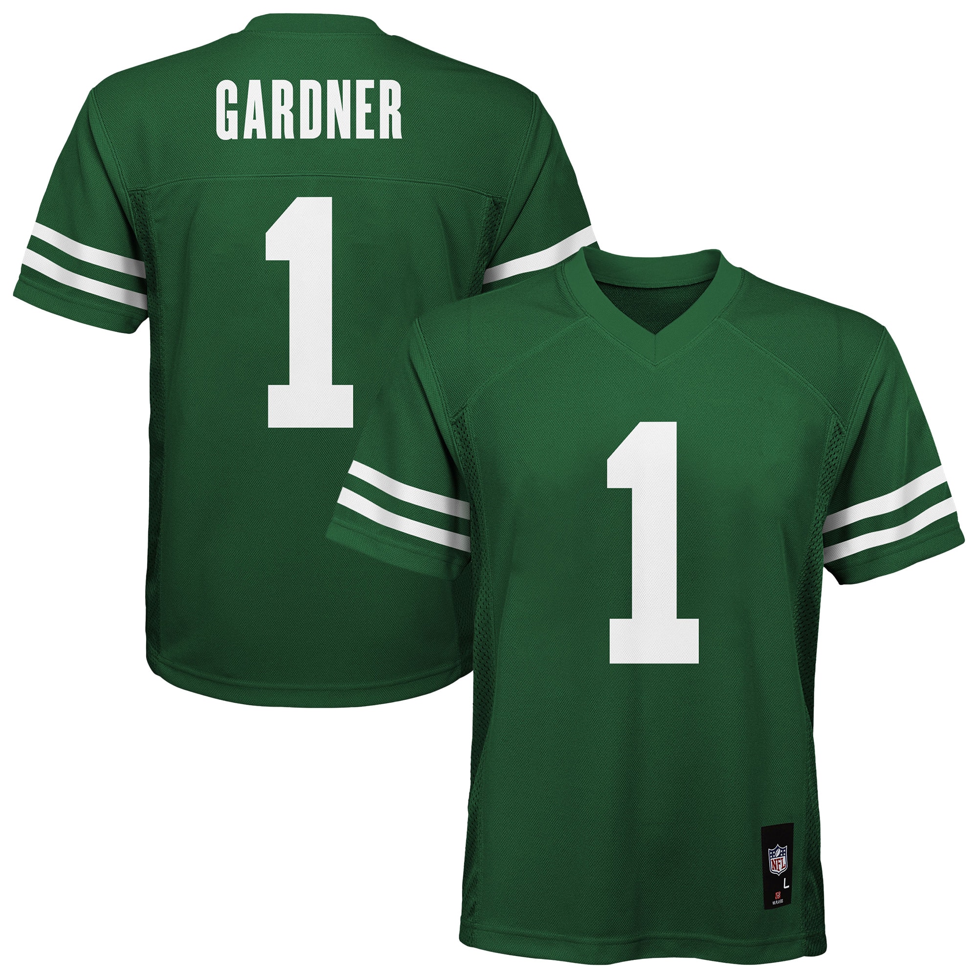 Ahmad Sauce Gardner New York Jets Youth Player Jersey - Green
