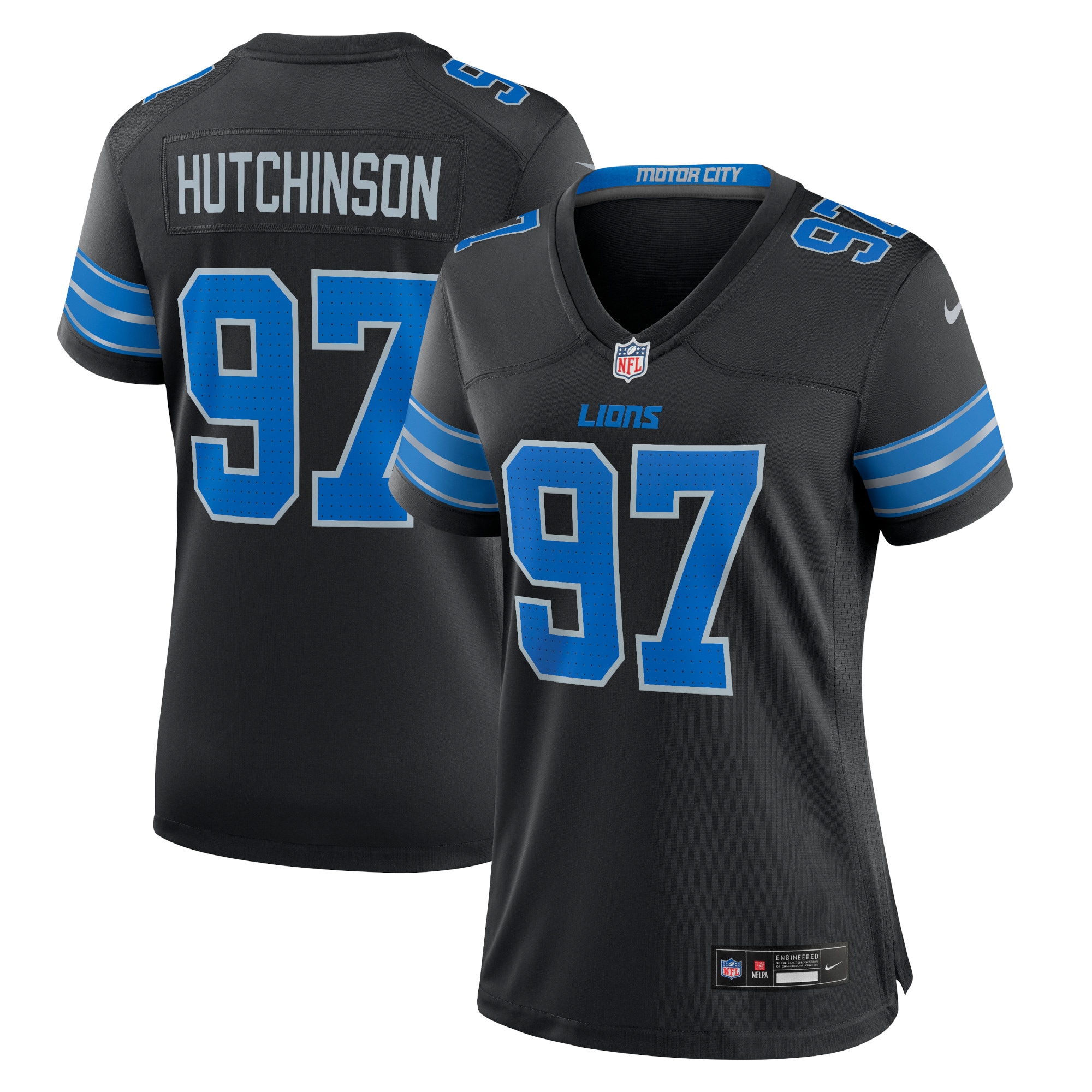 Aidan Hutchinson Detroit Lions Women's 2nd Alternate Game Jersey