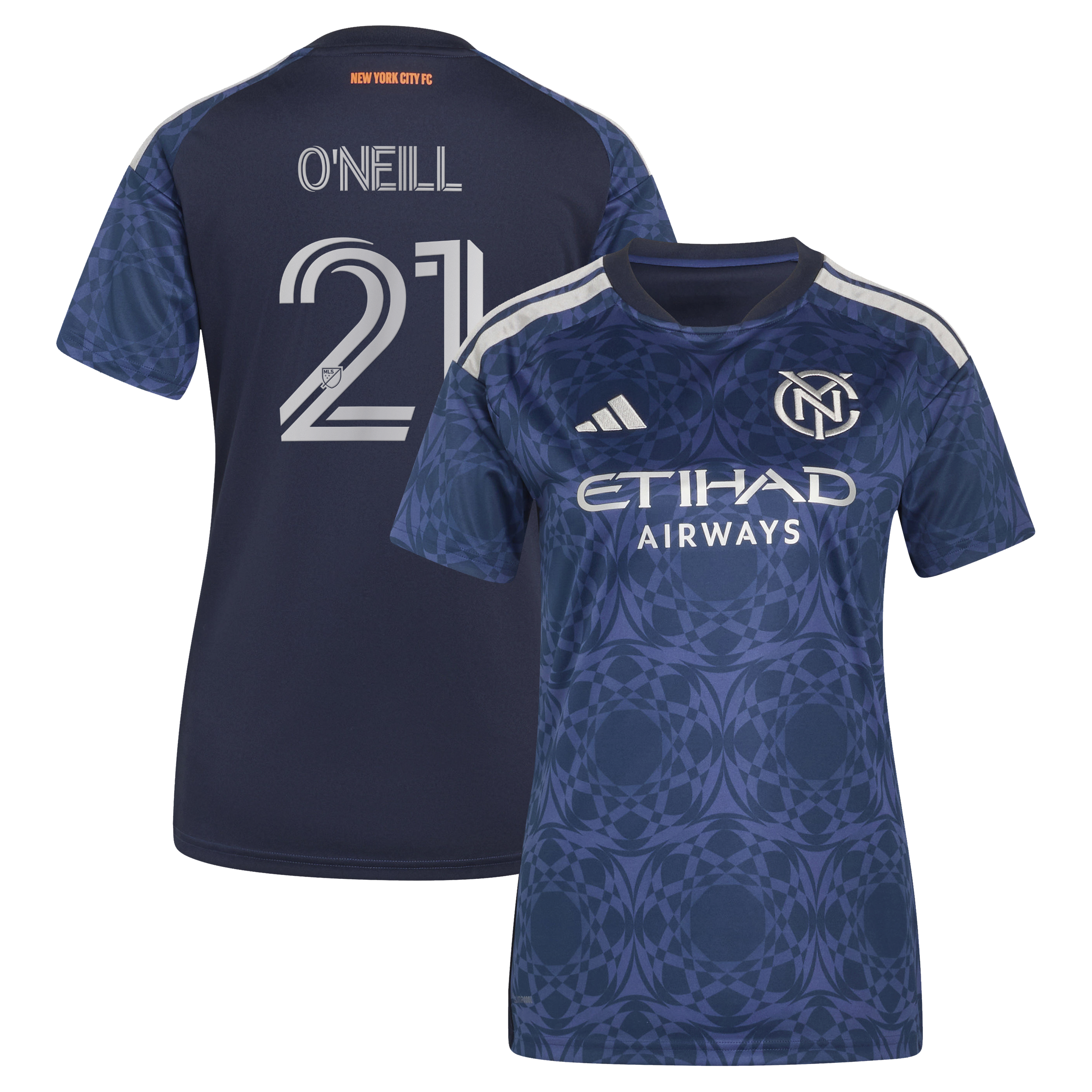 Aiden O’Neill New York City FC Women's 2026 The All Nations Kit Jersey - Blue