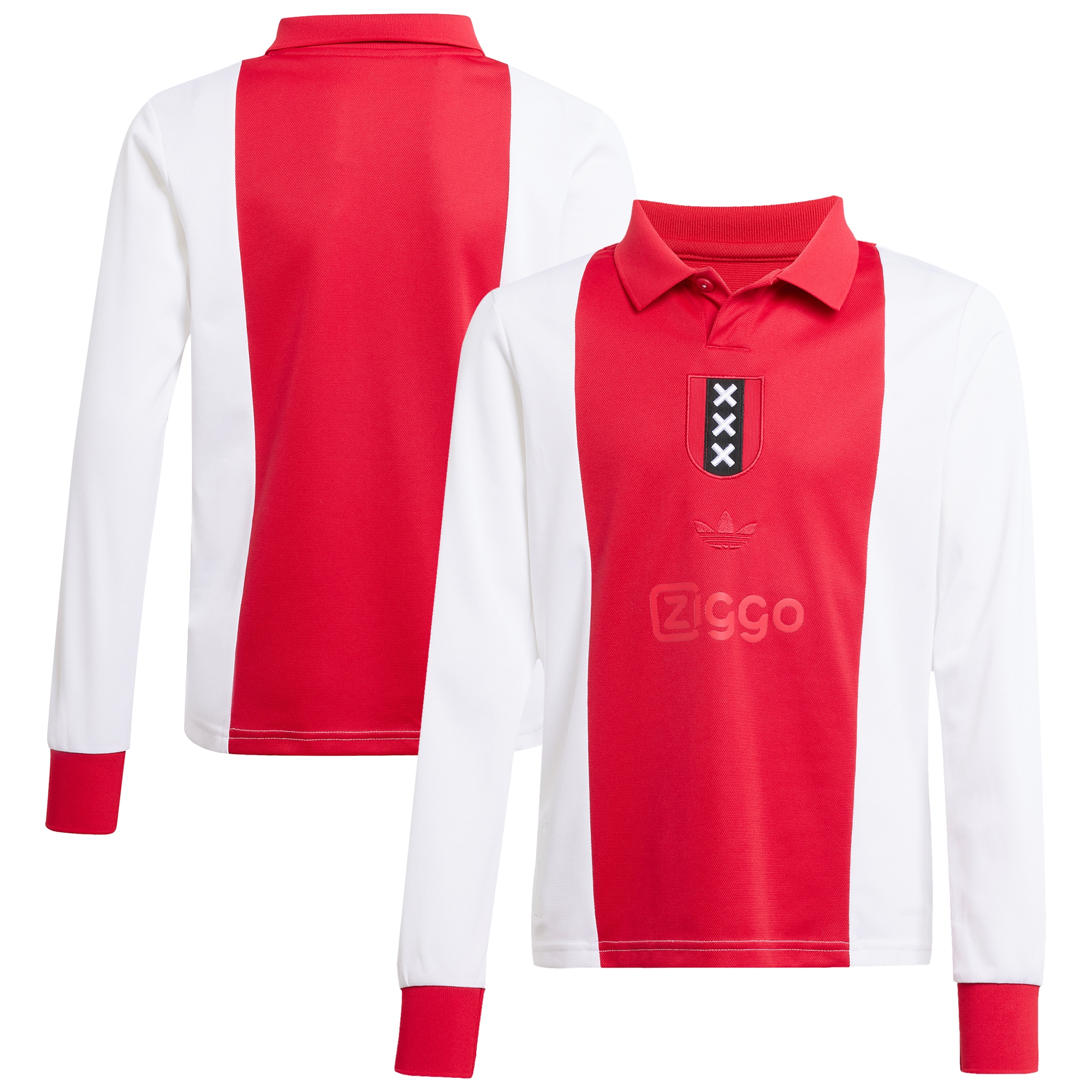 Ajax Originals Youth 125th Anniversary Long Sleeve Jersey - White
