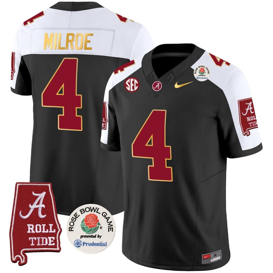 Alabama Milroe #4 Jersey - Nike Alabama Crimson Tide Milroe #4 Jersey 2