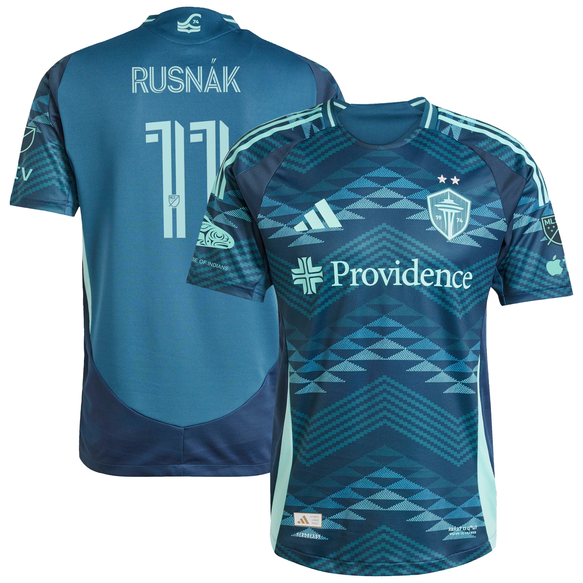 Albert Rusnak Seattle Sounders FC 2025 The Salish Sea Kit Player Jersey
