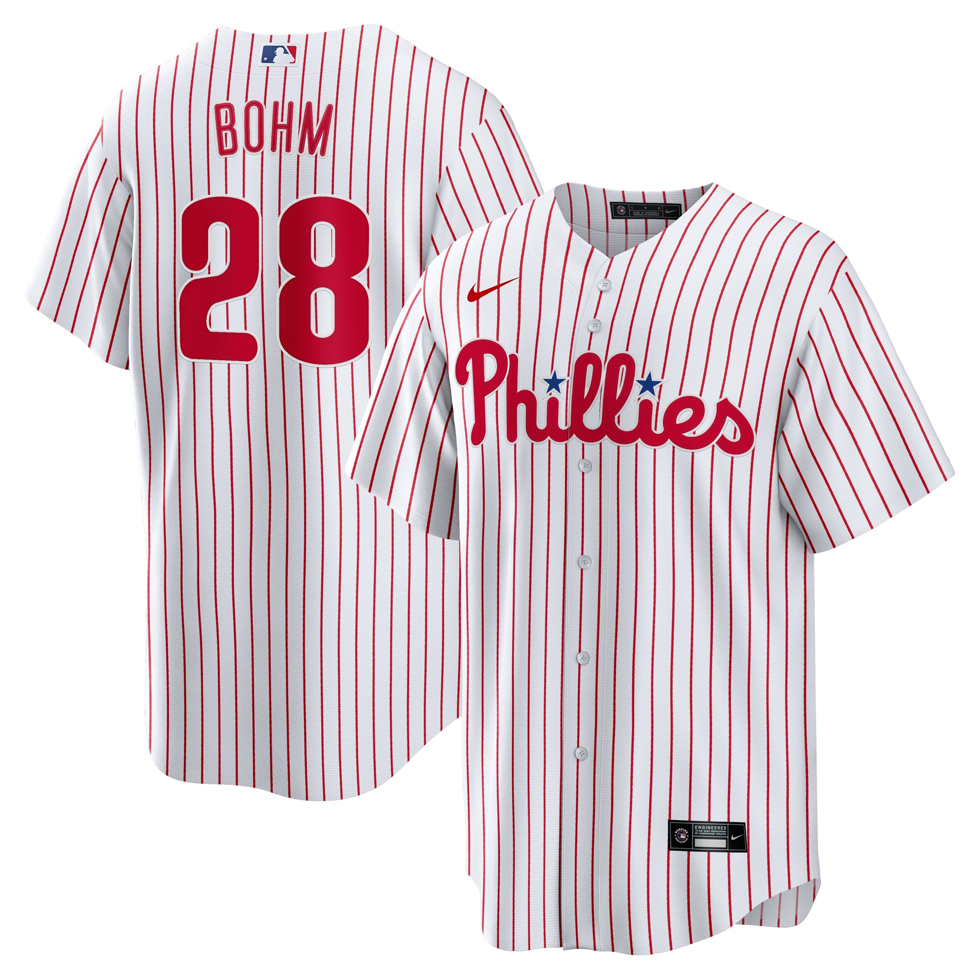 Alec Bohm Philadelphia Phillies Home Jersey - White