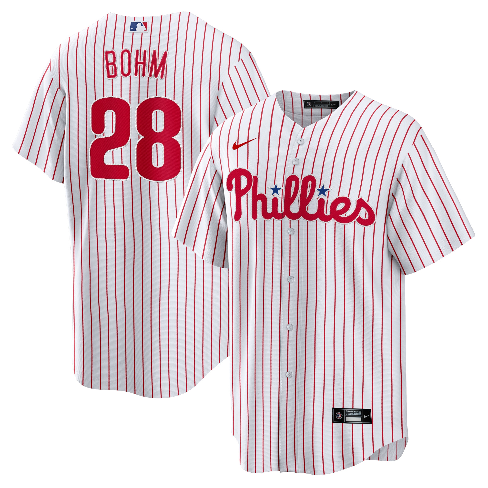 Alec Bohm Philadelphia Phillies Player Jersey - White