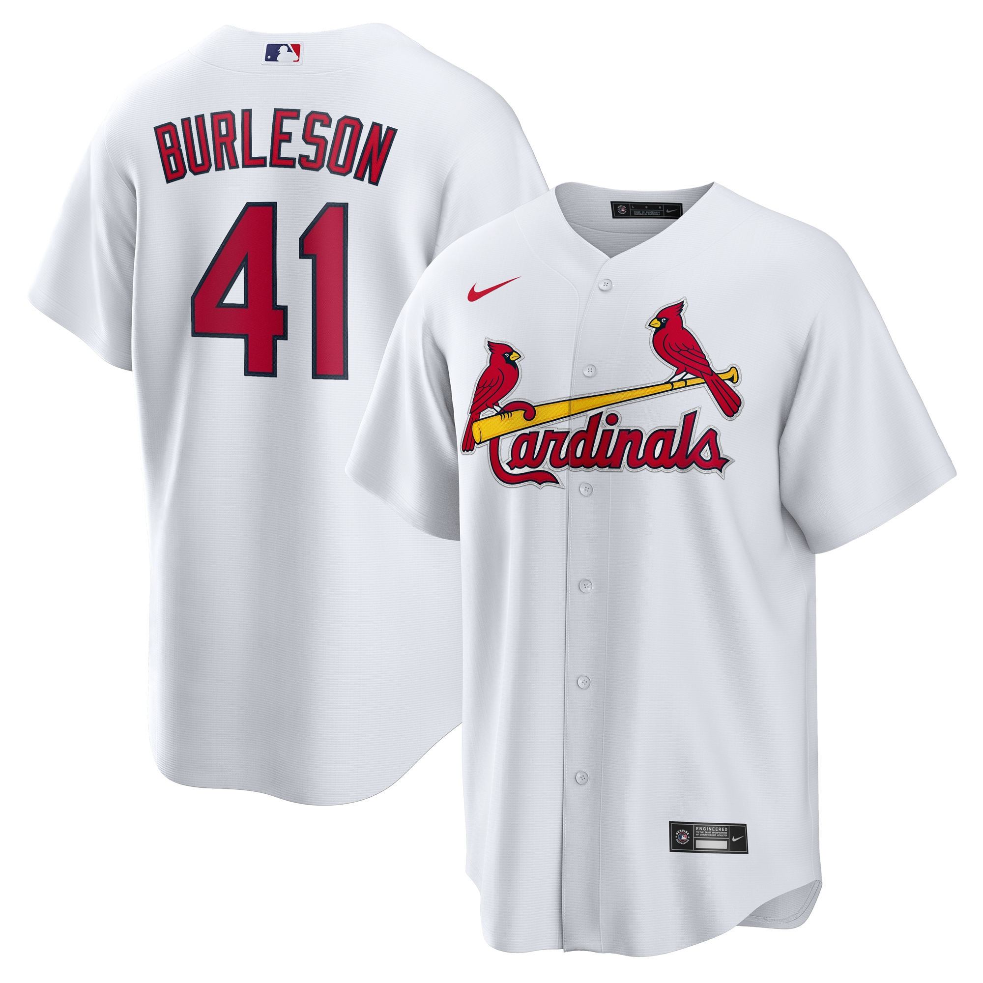 Alec Burleson St. Louis Cardinals Home Jersey - White