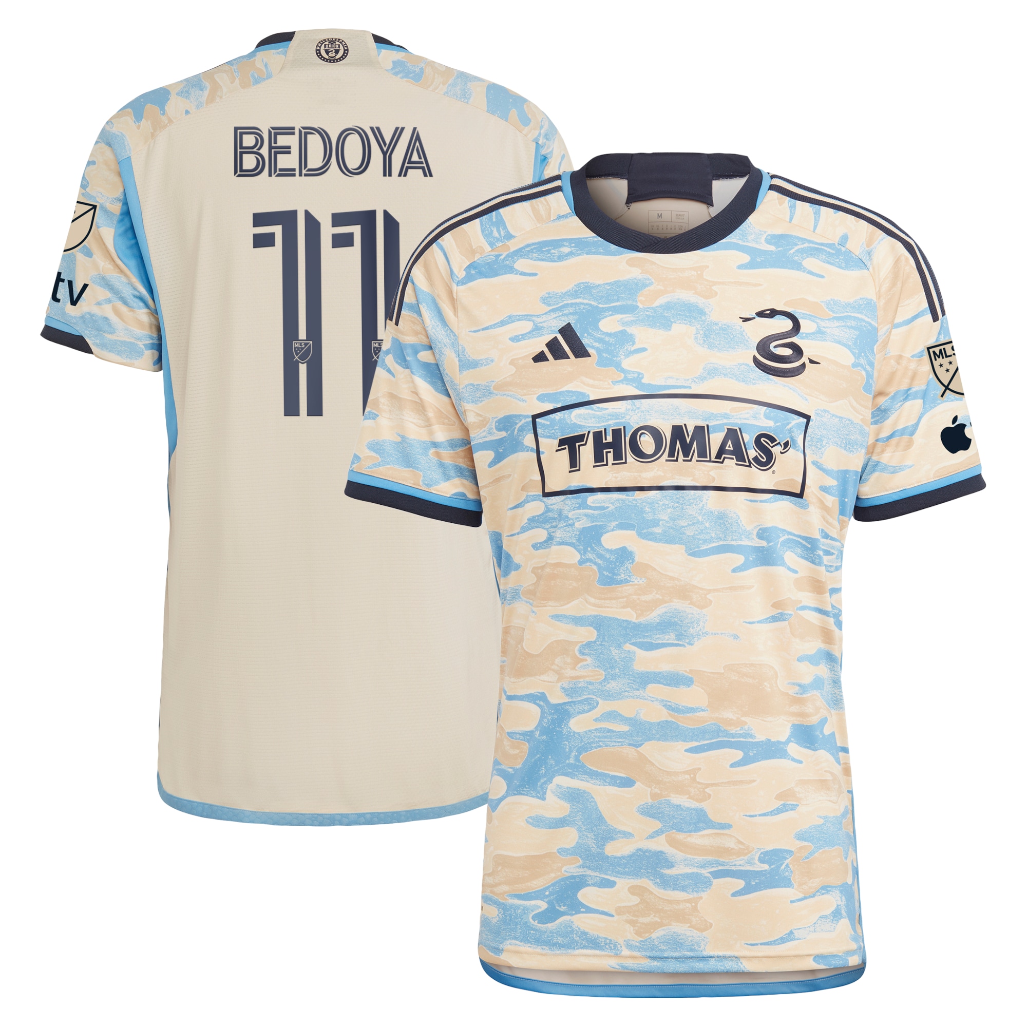 Alejandro Bedoya Philadelphia Union 2023 For Philly Jersey - Tan