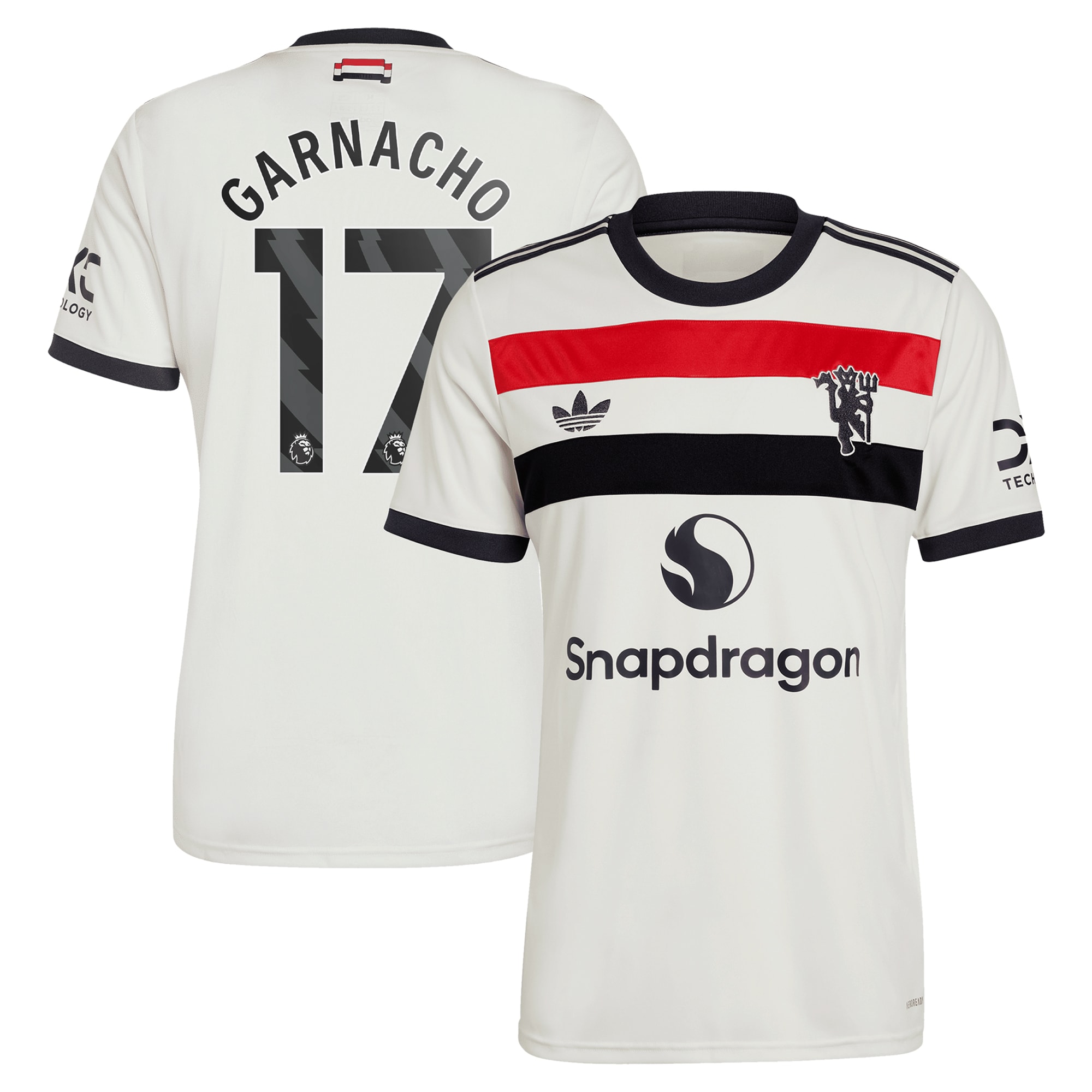 Alejandro Garnacho Manchester United Originals 2024/25 Third Jersey - Cream