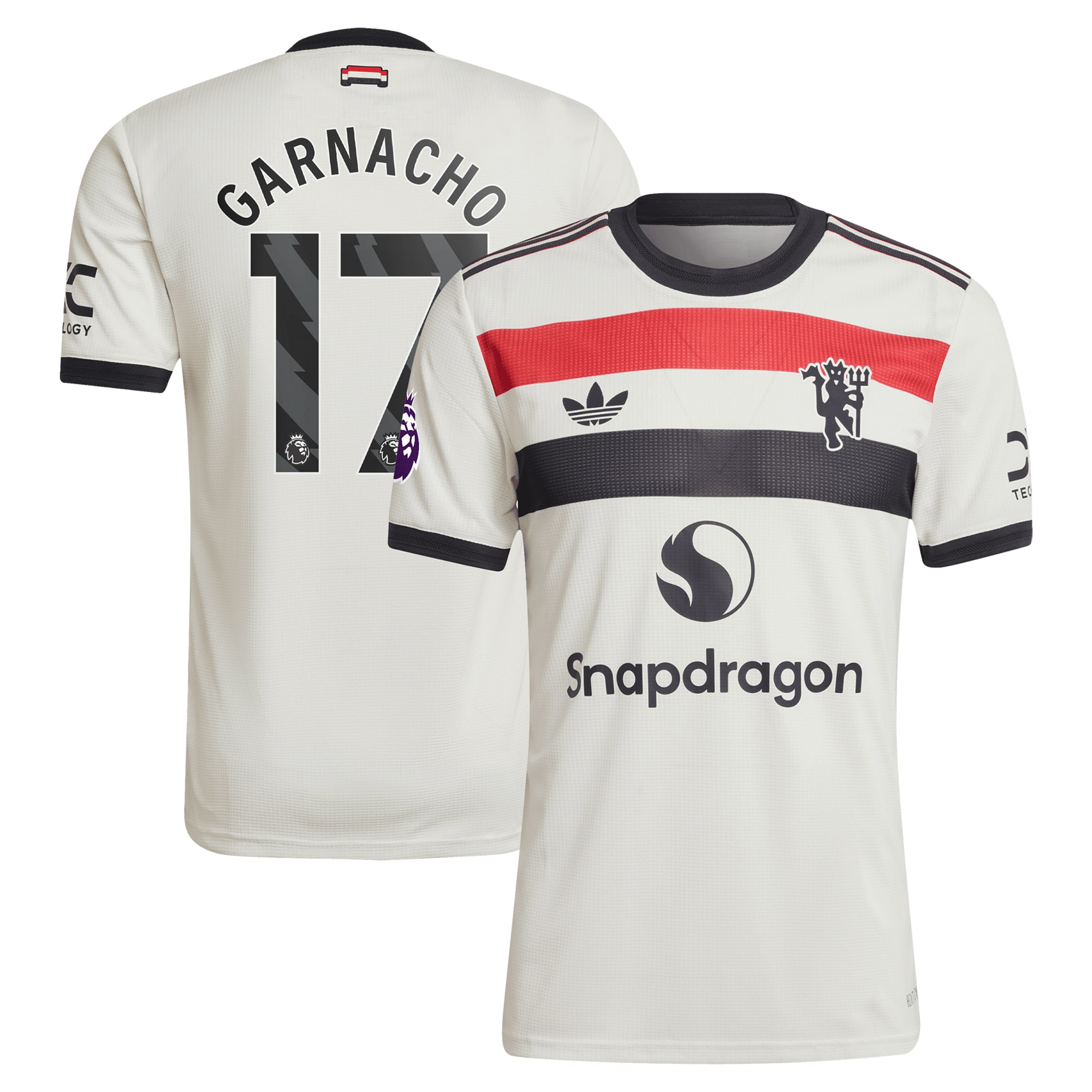 Alejandro Garnacho Manchester United Originals 2024/25 Third Jersey - Cream