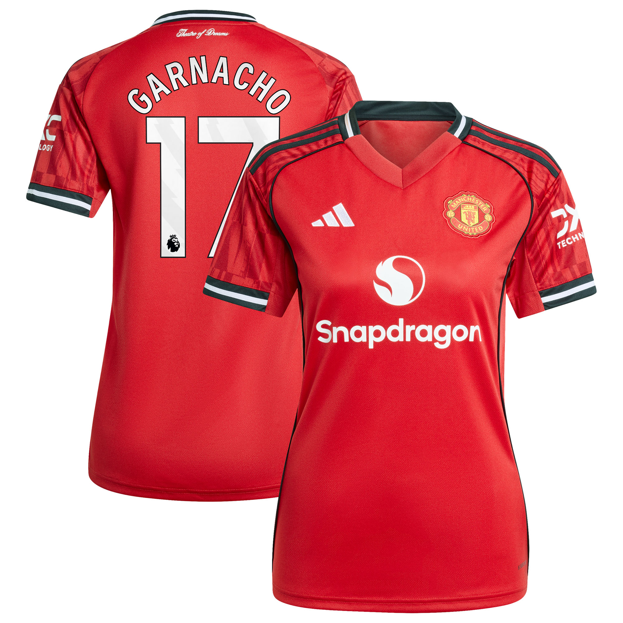 Alejandro Garnacho Manchester United Women's Home 2025/26 Player Jersey - Red