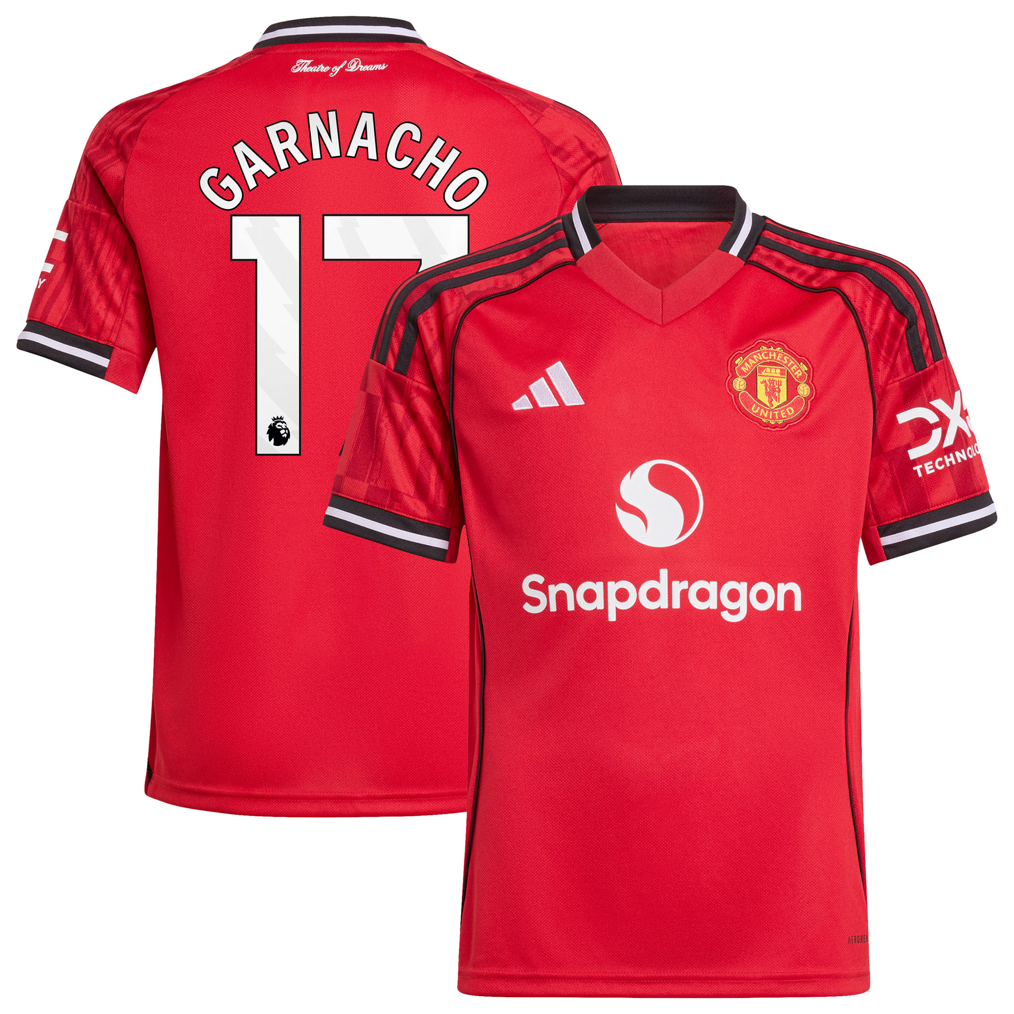 Alejandro Garnacho Manchester United Youth Home 2025/26 Player Jersey - Red