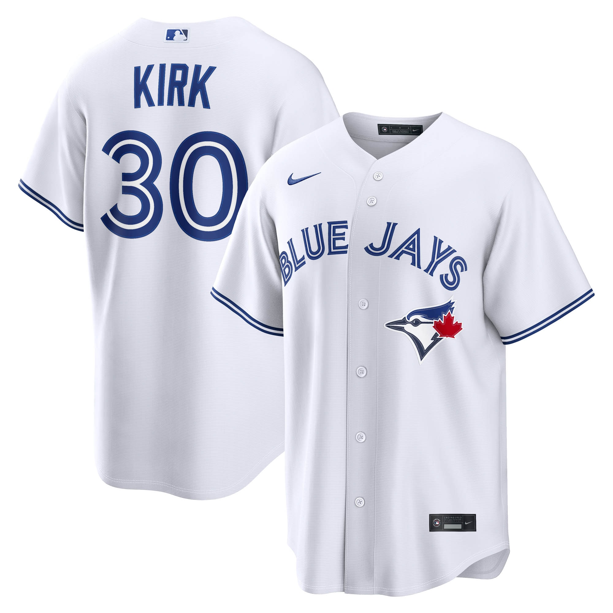 Alejandro Kirk Toronto Blue Jays Home Jersey - White