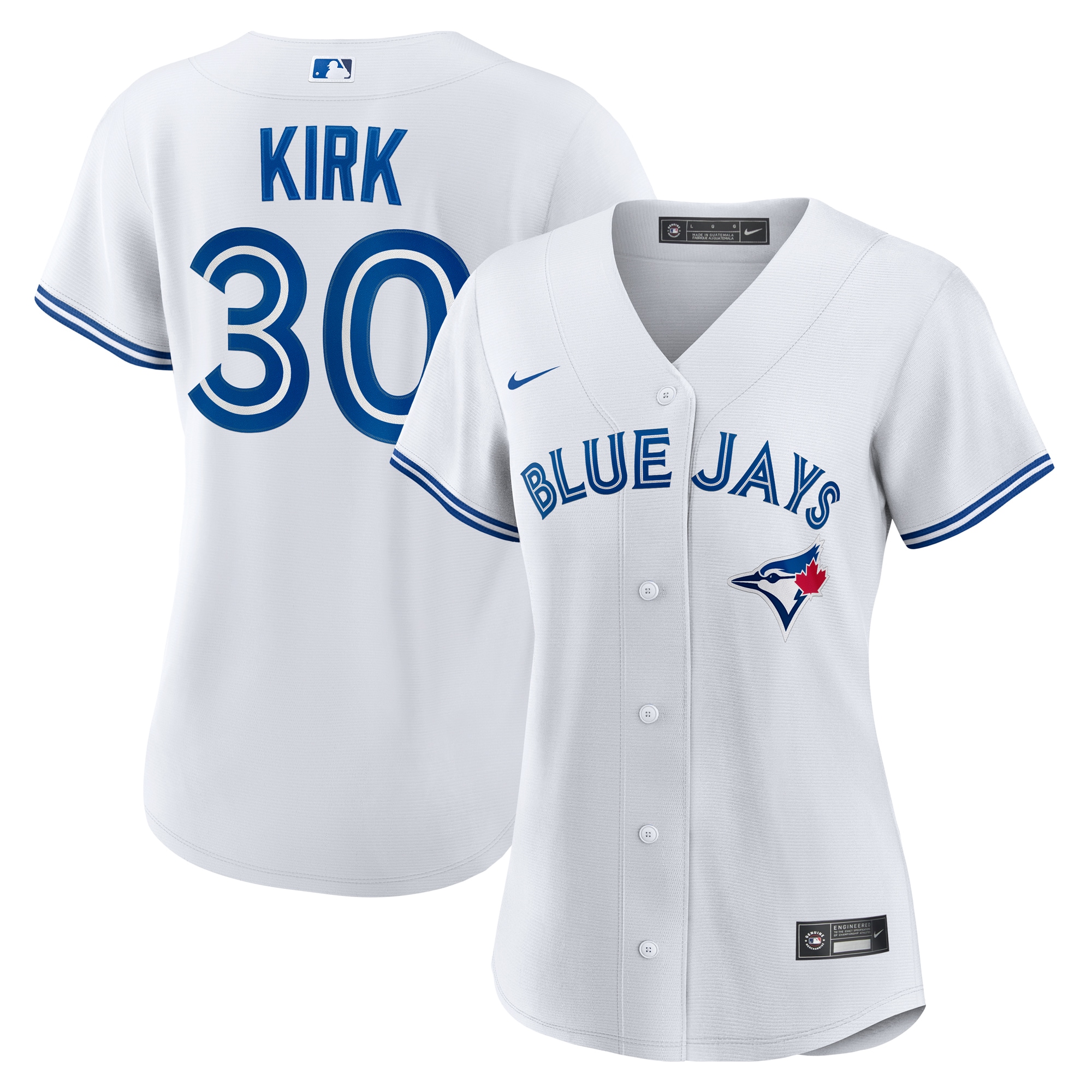 Alejandro Kirk Toronto Blue Jays Women's Home Jersey - White