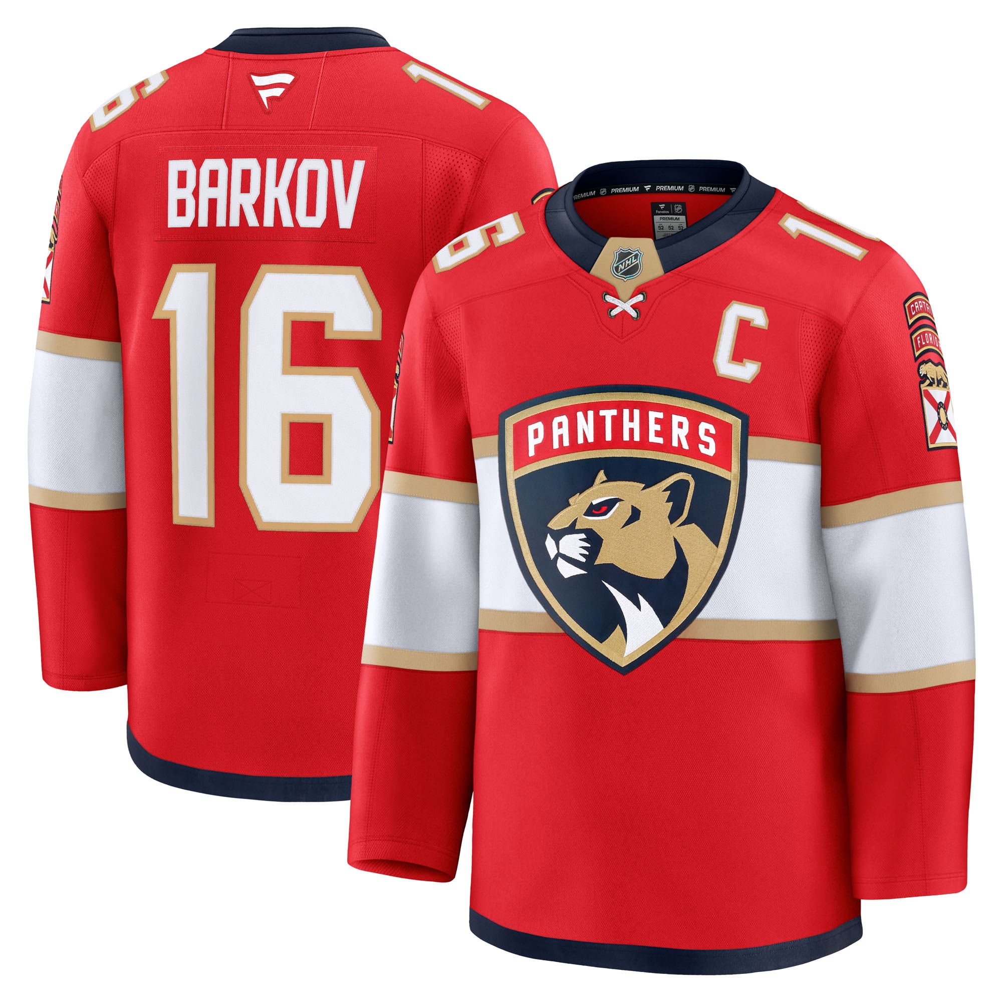 Aleksander Barkov Florida Panthers Fanatics Home Premium Jersey - Red
