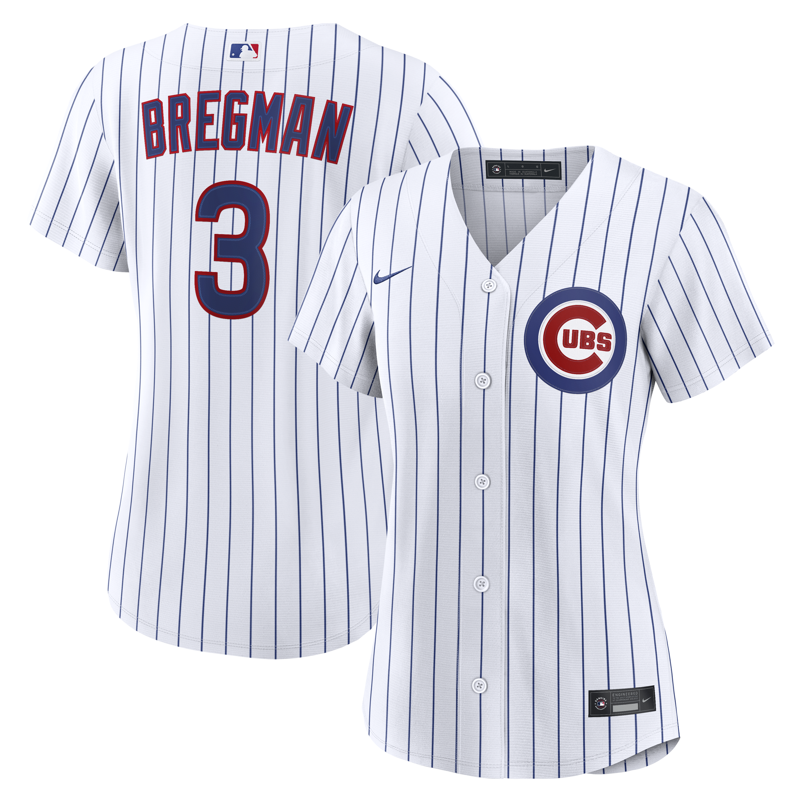 Alex Bregman Chicago Cubs Women's Home Jersey - White
