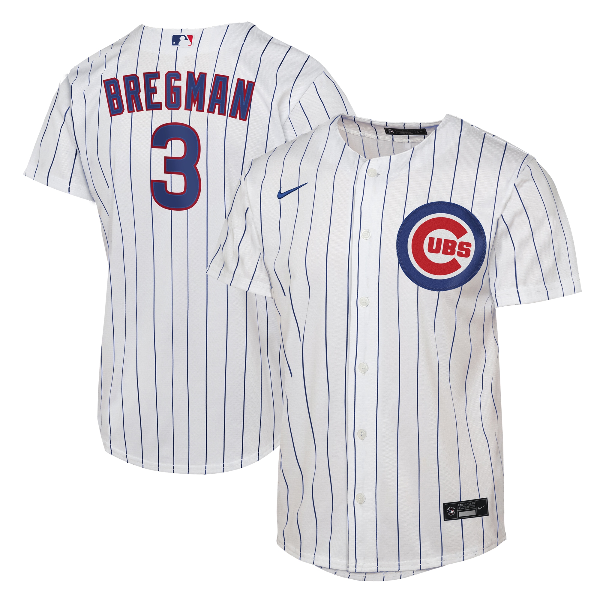 Alex Bregman Chicago Cubs Youth Home Jersey - White