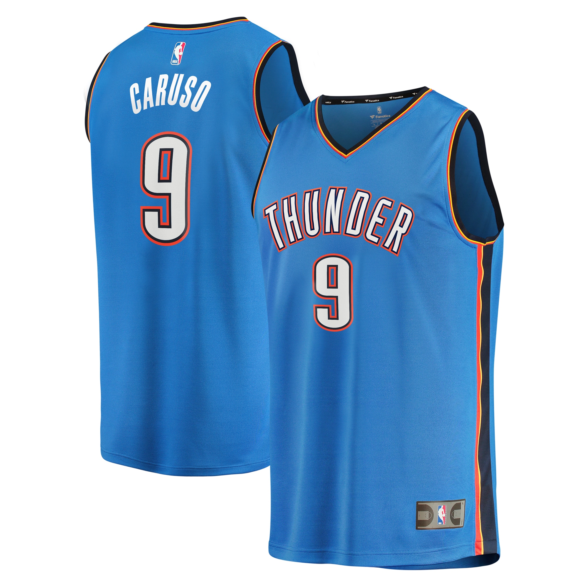 Alex Caruso Oklahoma City Thunder Fanatics Youth Fast Break Player Jersey - Icon Edition - Blue