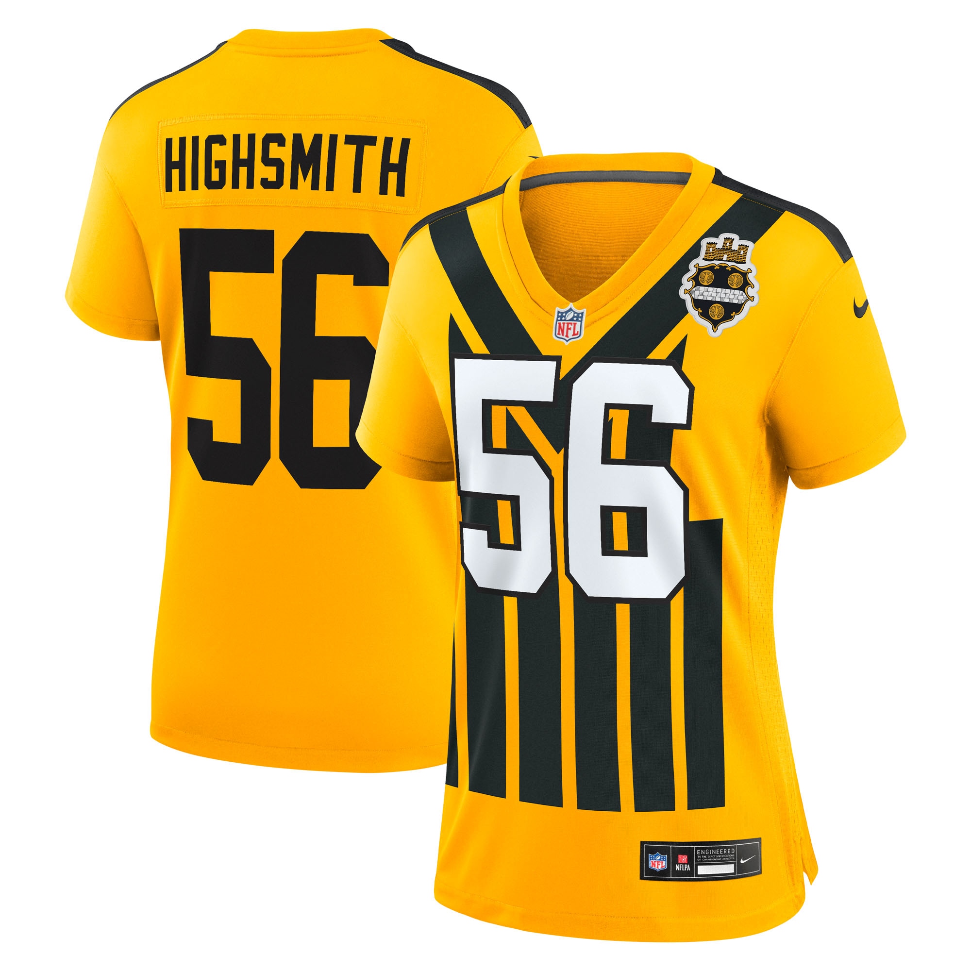 Alex Highsmith Pittsburgh Steelers Women's Alternate Game Jersey - Gold