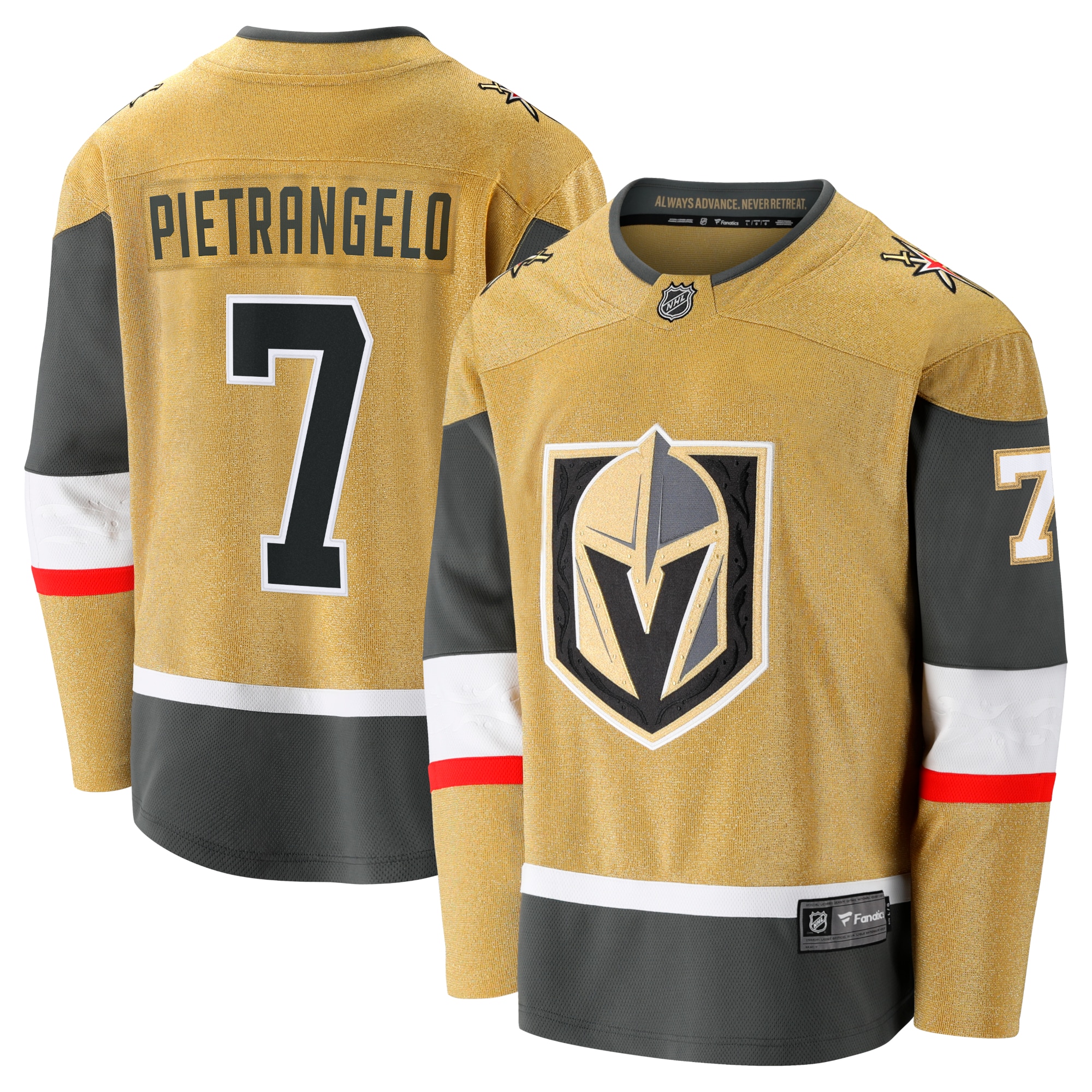 Alex Pietrangelo Vegas Golden Knights Fanatics Home Breakaway Jersey