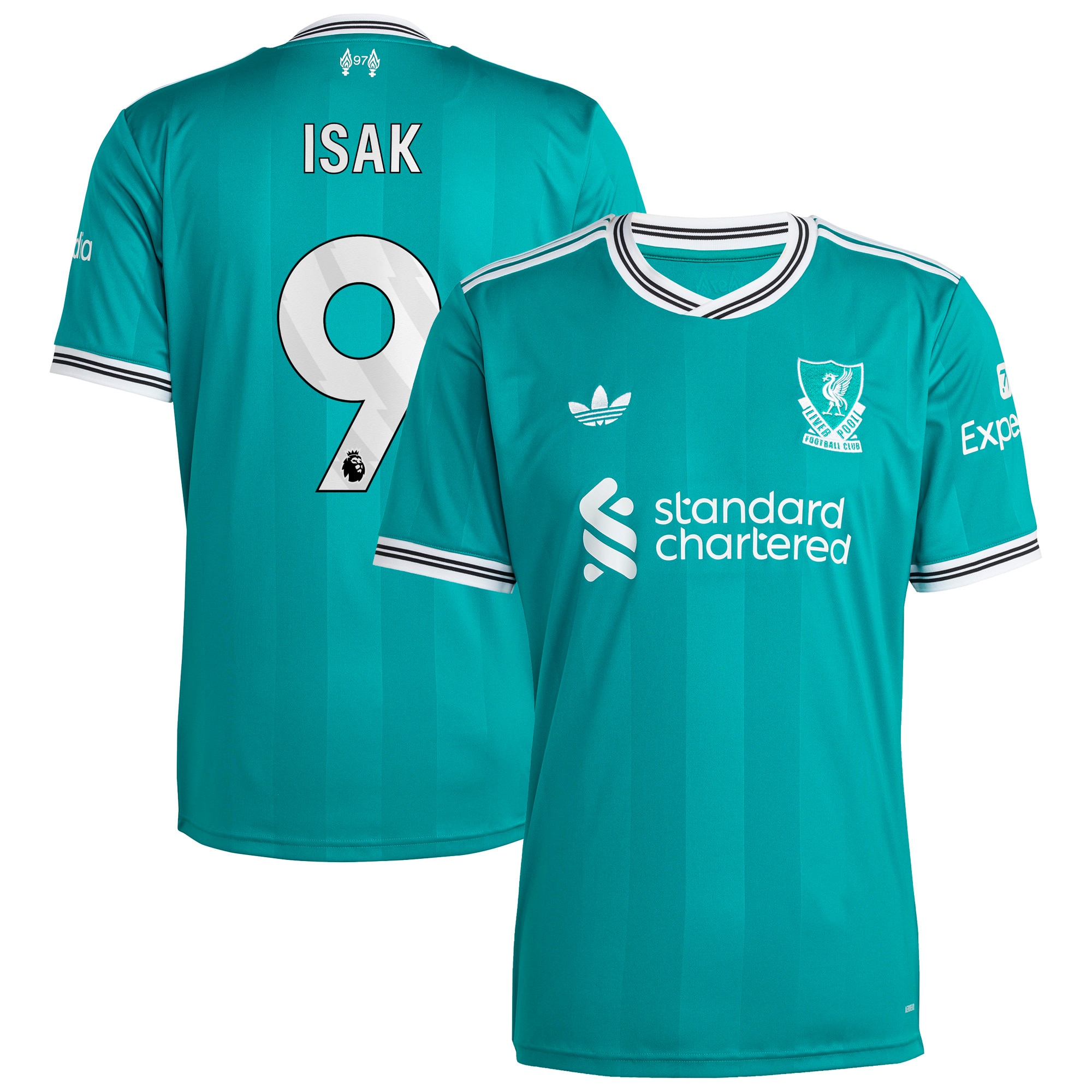Alexander Isak Liverpool 2025/26 Third Player Jersey - Green