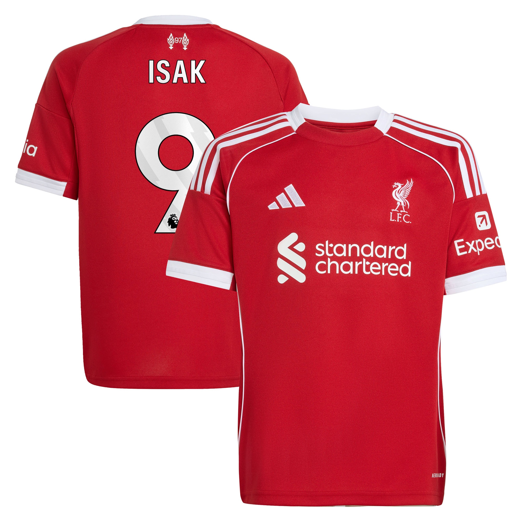Alexander Isak Liverpool Youth 2025/26 Home Player Jersey